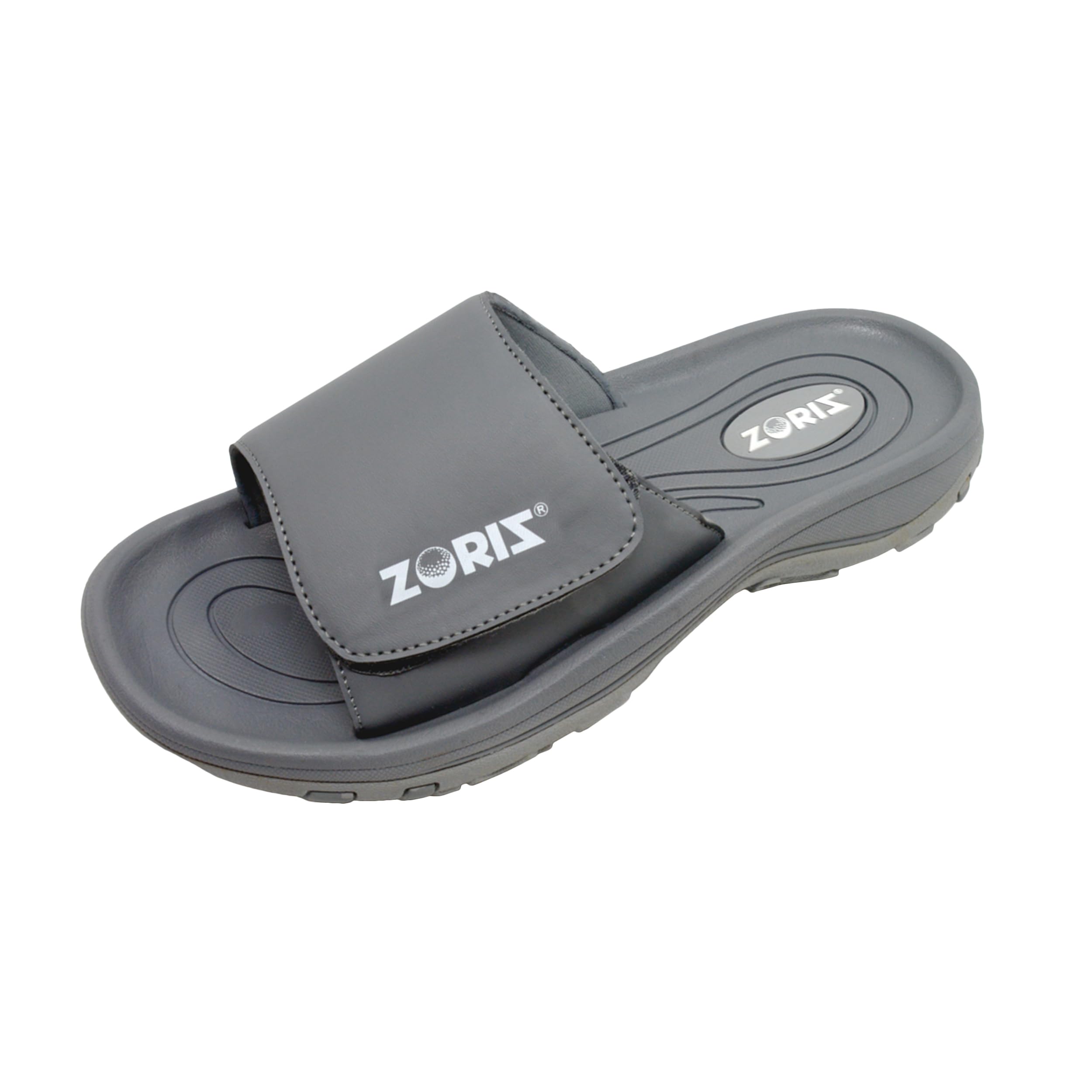 **ZORIZ Men's & Women's Golf Slides - Spiked Slip-On Sandals with Removable Cleats, Deep Heel Cup & High Sidewalls for Stability & Comfort - Perfect for Golf, Driving Range & Casual Wear**