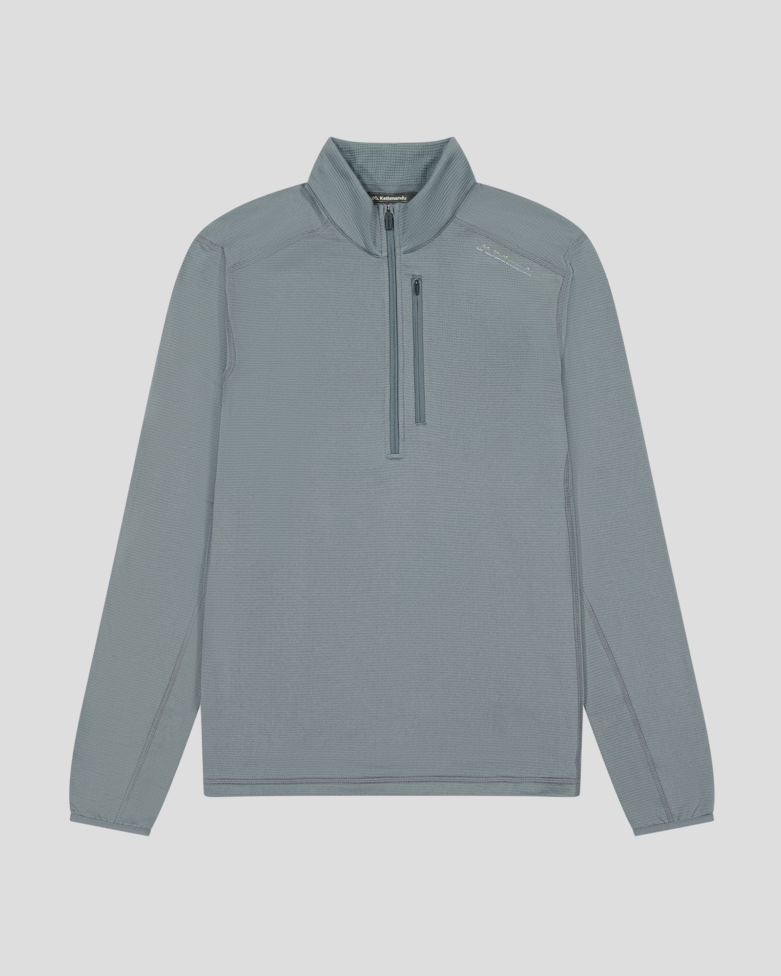 Men's Seeker Fleece Quarter Zip Pullover - Lightweight Thermal Jacket for Hiking & Outdoor Activities | Moon Color