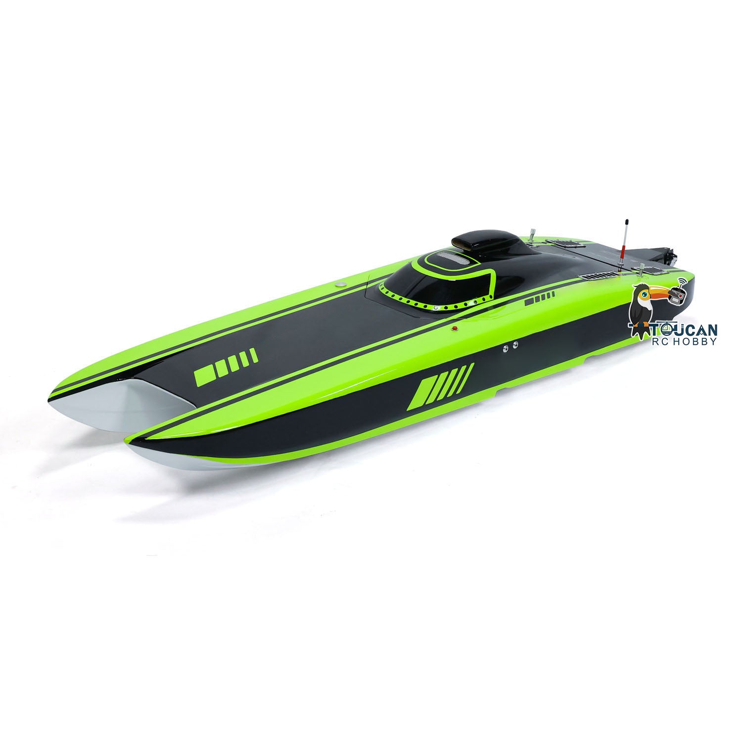 G30E 30CC Gas-Powered Fiberglass RC Racing Boat DIY Kit - 65-70km/h High Speed, ARTR (Almost Ready to Run) with Engine & Shaft Mount (1300x360x220mm) - Perfect for Competitive Racing, Lake & Ocean Performance, Hobby Enthusiasts