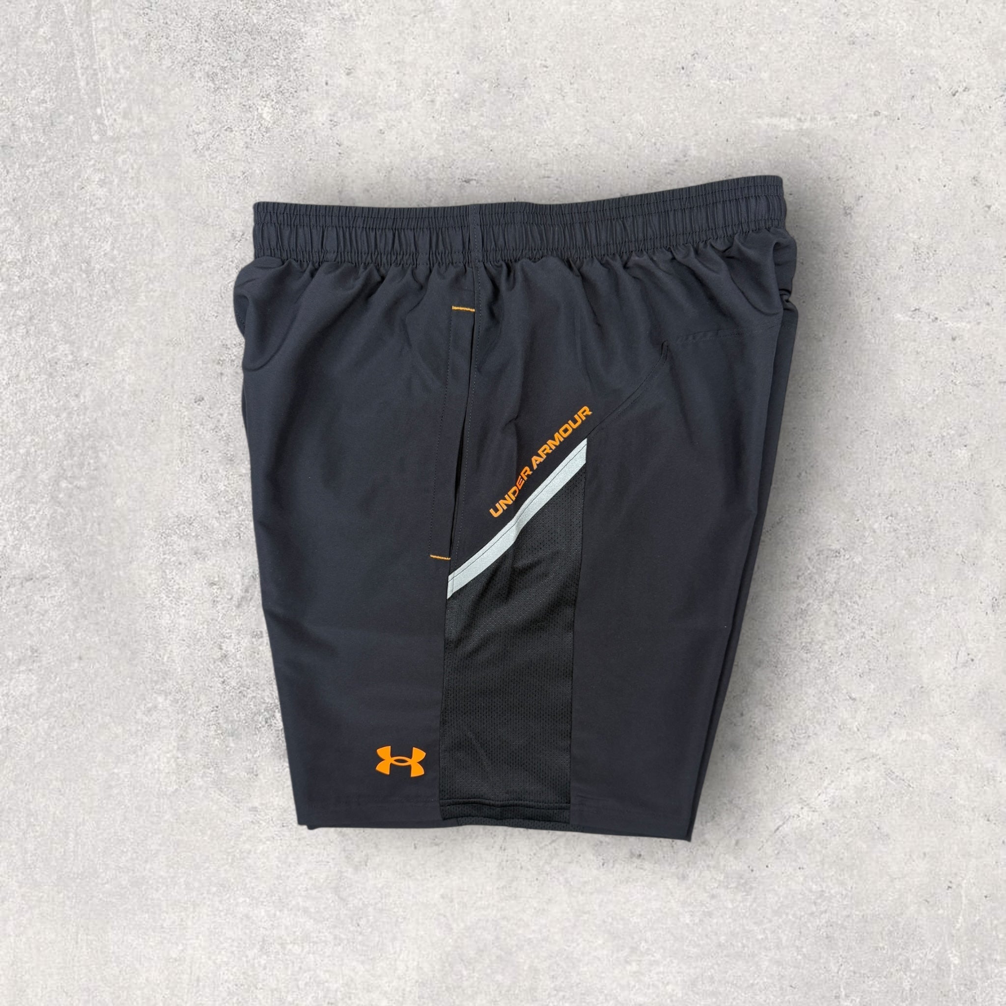 Under Armour Tech Utility Short Set - Orange/Black - Men's Athletic Shorts for Running, Gym & Outdoor Activities