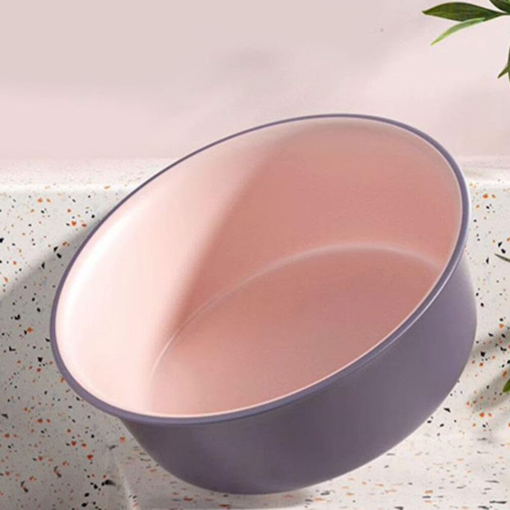 Round Plastic Dishpan - Portable Dish Wash Basin for Kitchen, Camping & Bathroom | Multi-Use Tub for Washing Dishes, Face Cleansing & Laundry