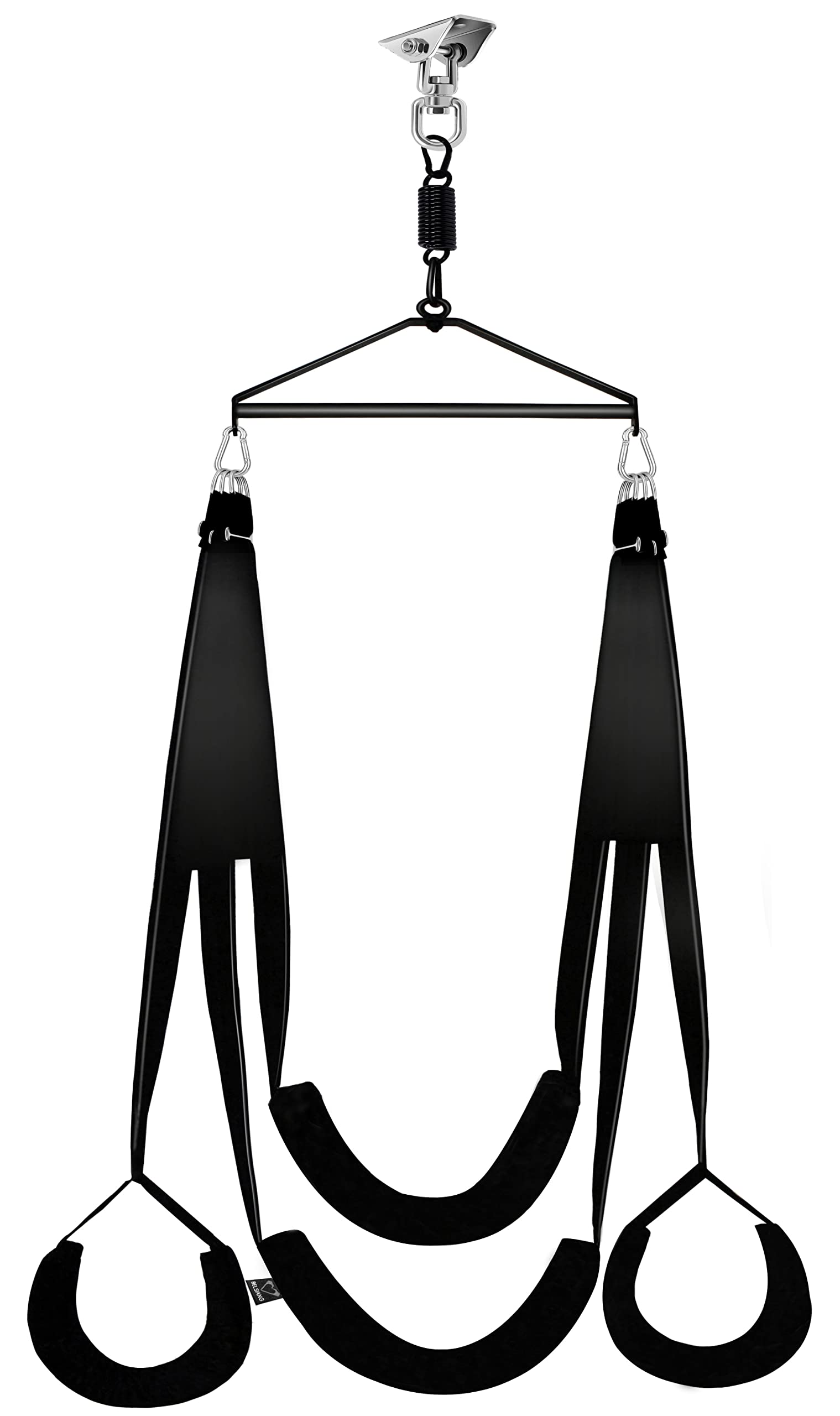 Premium Adult Sex Swing for Couples - 360° Spinning Ceiling Swing with Stand - Widened Comfortable Sling for Ultimate Pleasure - Perfect for Bedroom, BDSM, and Sensual Play