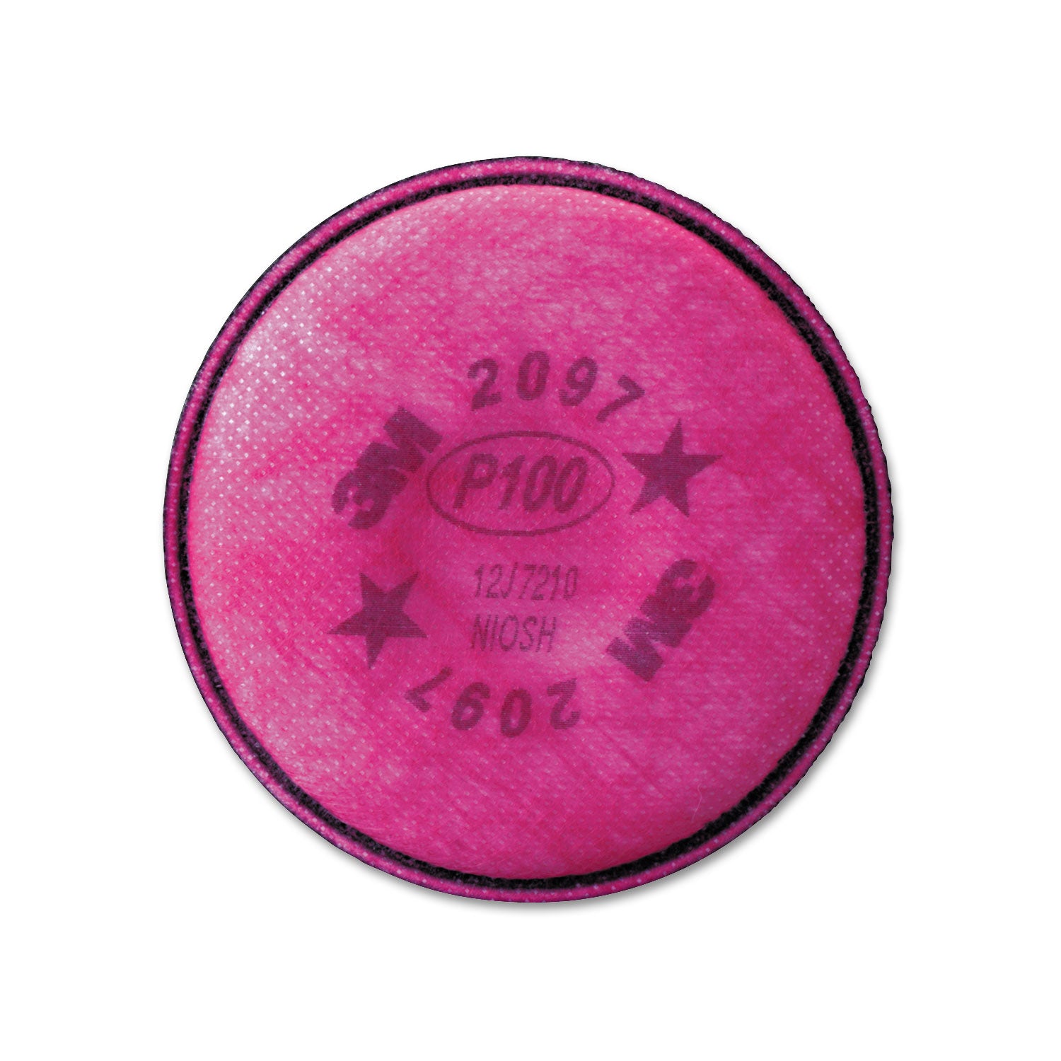 3M™ P100 Particulate Filter 2097/07184 - Nuisance Level Organic Vapor Relief (2-Pack) | NIOSH Certified for Construction, Woodworking & Industrial Safety