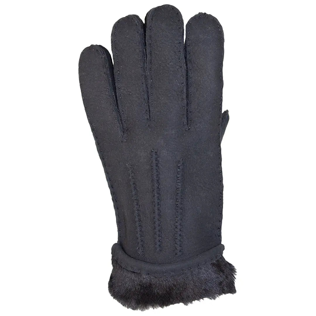 Premium BOL Men's Hand-Stitched Merino Sheepskin Leather Gloves - Winter Warm Driving & Outdoor Activities