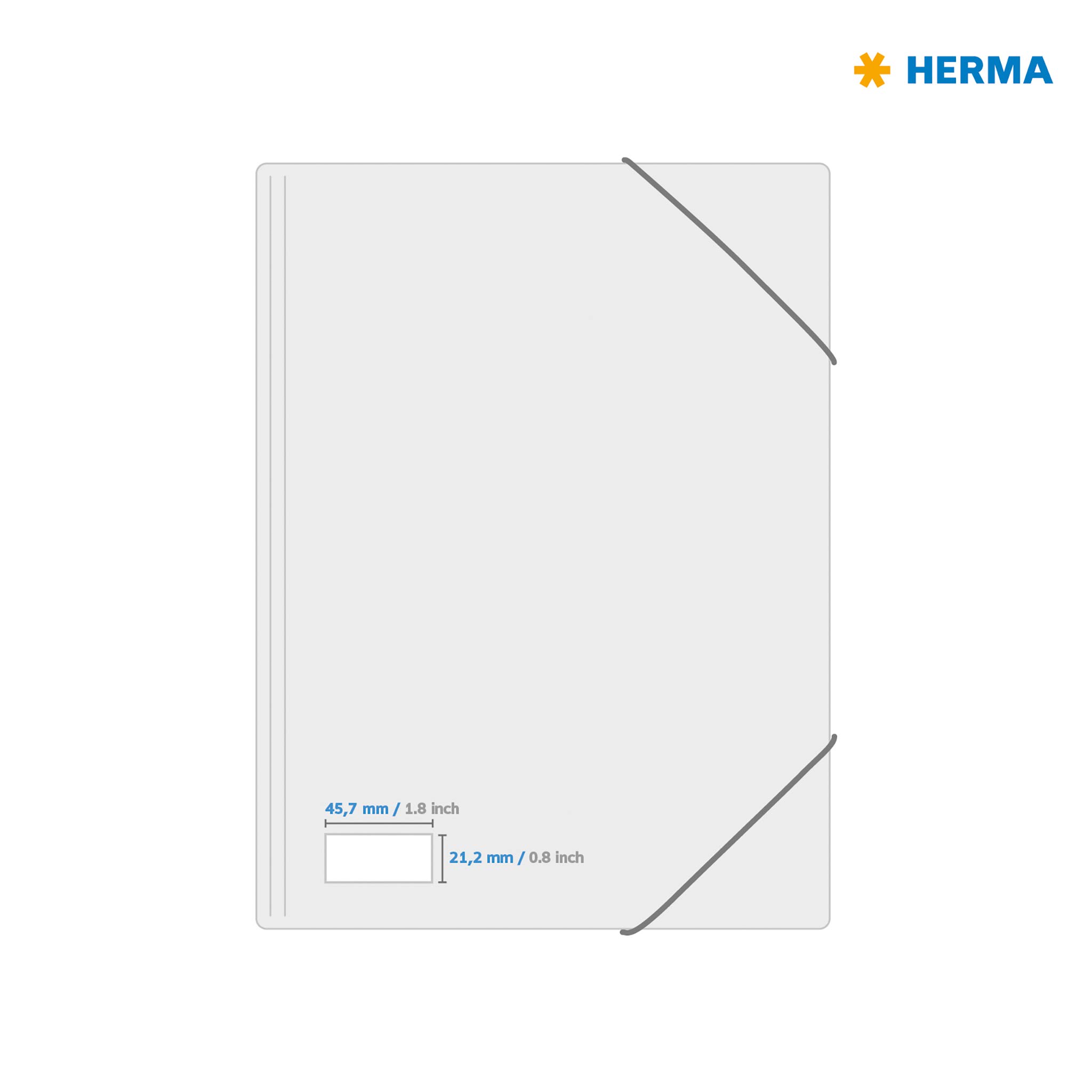 HERMA 4544 Self Adhesive Colored Labels - 48 Labels per A4 Sheet, 1400 Sheets (67,200 Total), 45.7 x 21.2 mm Blank Yellow Stickers for Laser & Inkjet Printers - Perfect for Office Organization, Shipping Labels & Product Packaging