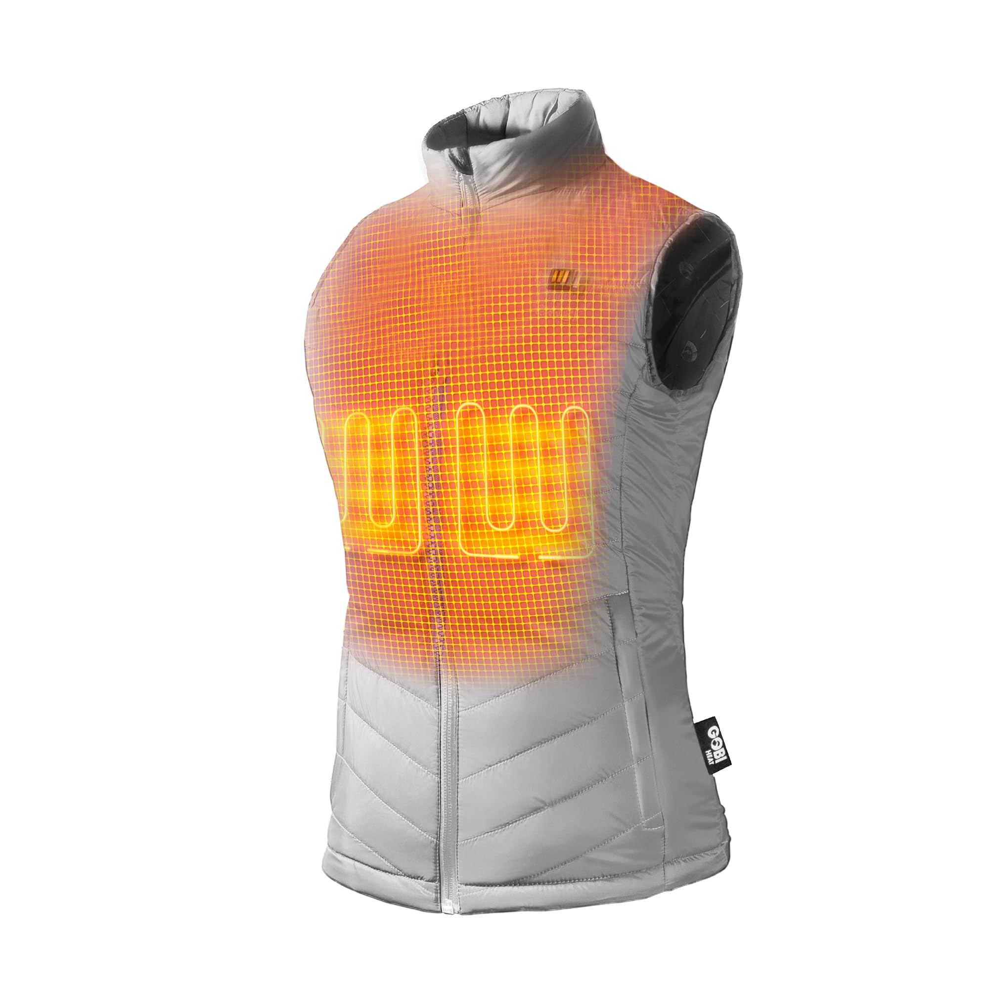 Dune Women's Heated Vest with Rechargeable Battery - 10 Hours Heating Time | USB Charger Included | Machine Washable | Perfect for Outdoor Activities, Winter Sports & Cold Weather