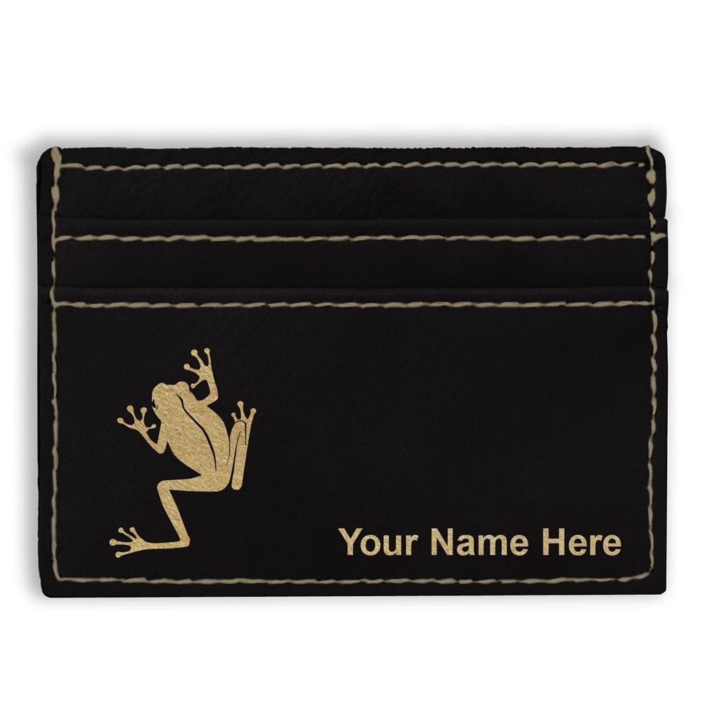 Personalized Engraved Money Clip Wallet with Tree Frog Design - Perfect Gift for Men, Business Professionals & Travelers