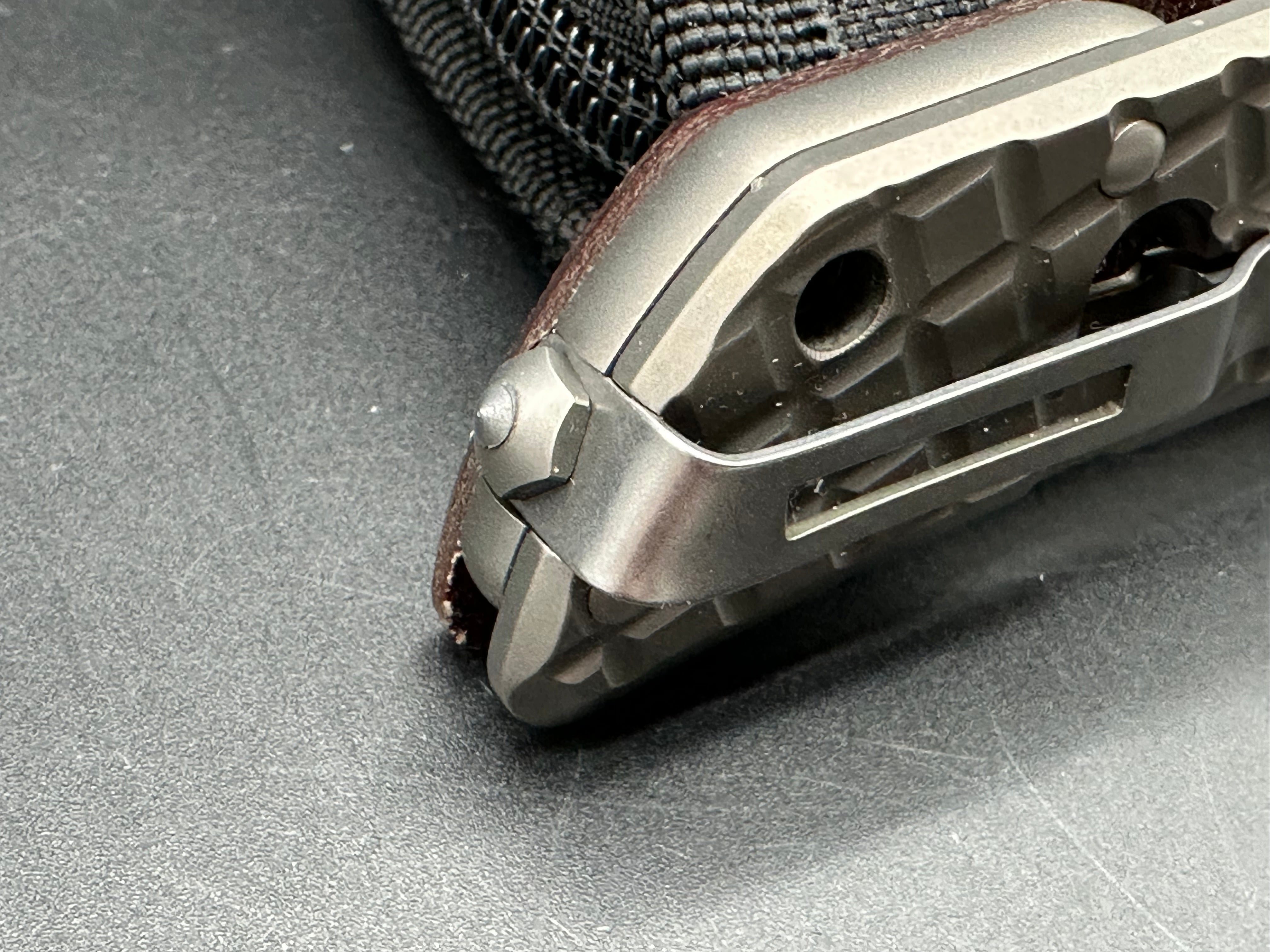 Premium Asuza Blitzkrieg Titanium & Carbon Fiber Knife with M390 Steel Blade - Perfect for Outdoor Camping, Survival, and Everyday Carry (EDC)