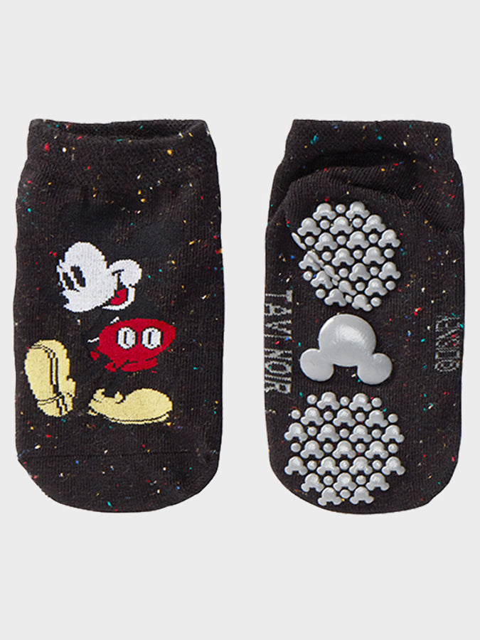 Disney Mickey Mouse Kids Non-Slip Grip Socks 2-Pack - Cute & Comfortable Toddler Socks for Playtime, School & Home Activities