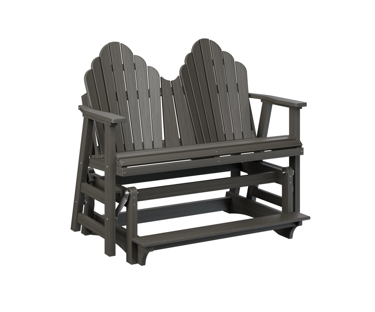 Berlin Gardens Cozi Back Double Counter Glider - Outdoor Patio Swing Bench with Canopy for Porch, Garden, and Backyard Relaxation