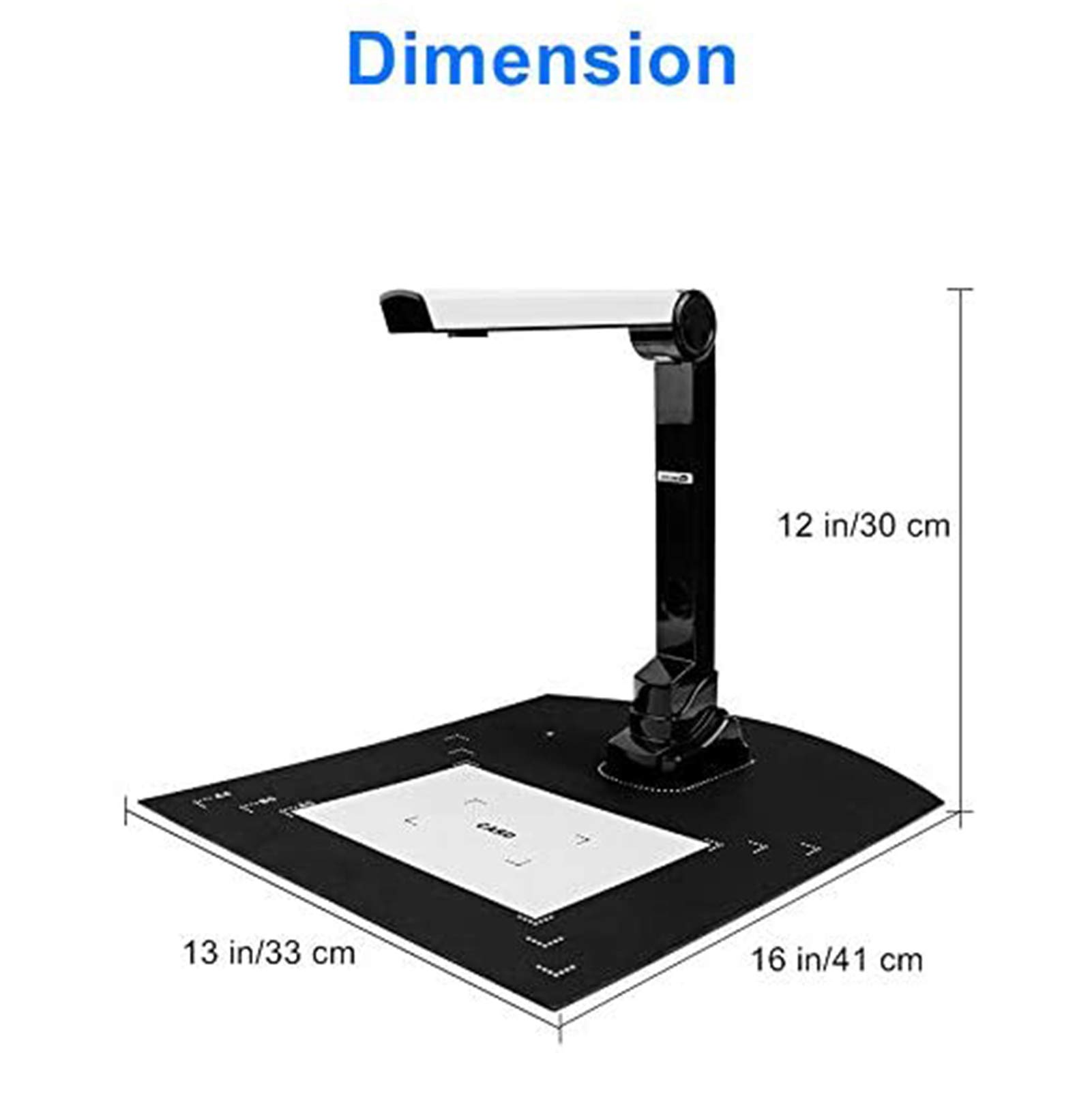 Portable USB HD A4 Document Camera Scanner for Laptop & PC - MytaYt Visualizer with OCR for Online Teaching, Training, Scan Snap | Ideal for Remote Learning, Webinars, and Digital Document Scanning
