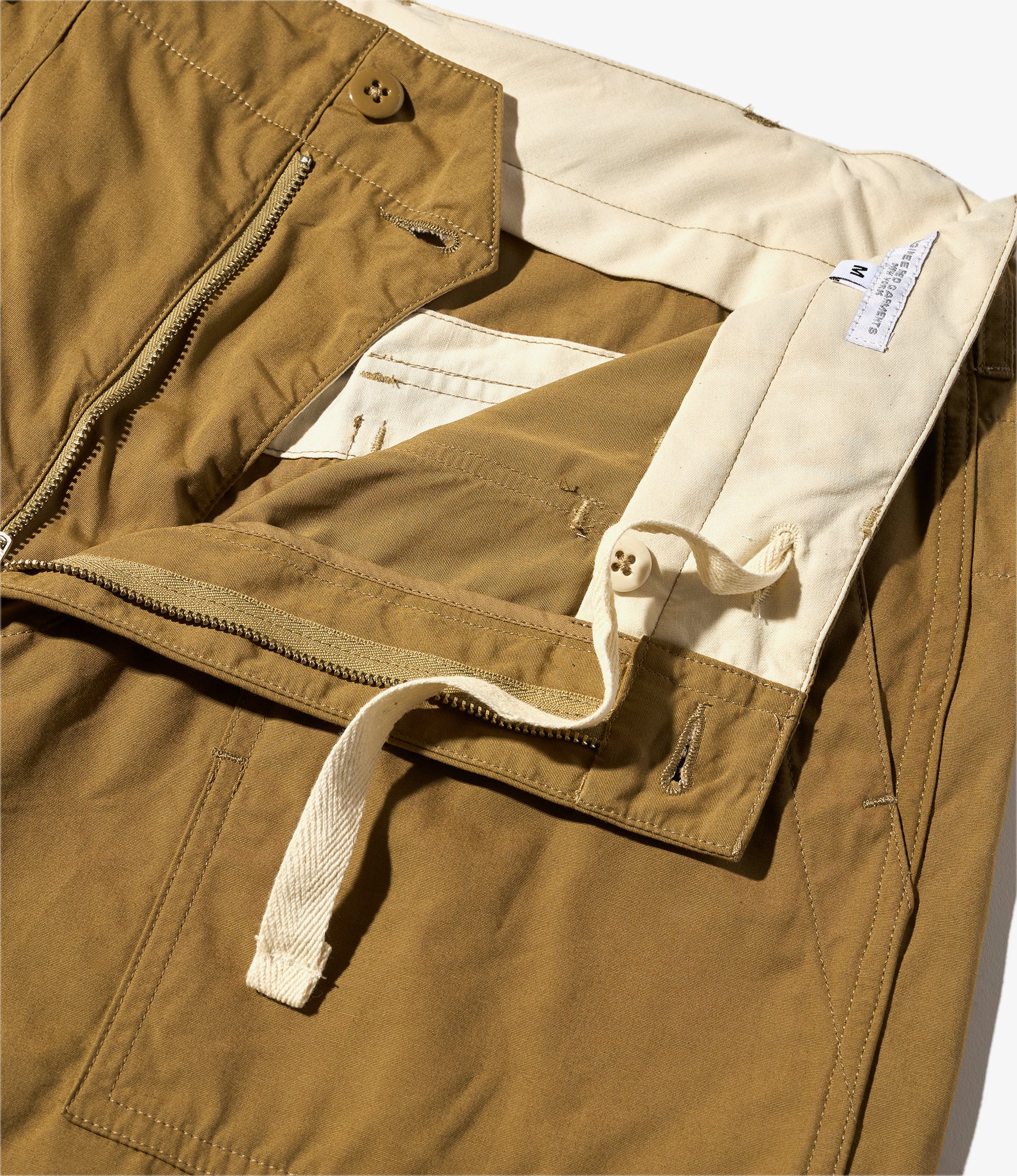 Men's Comfortable Fatigue Pants - Dark Khaki Cotton Grosgrain Workwear for Outdoor Activities & Casual Wear