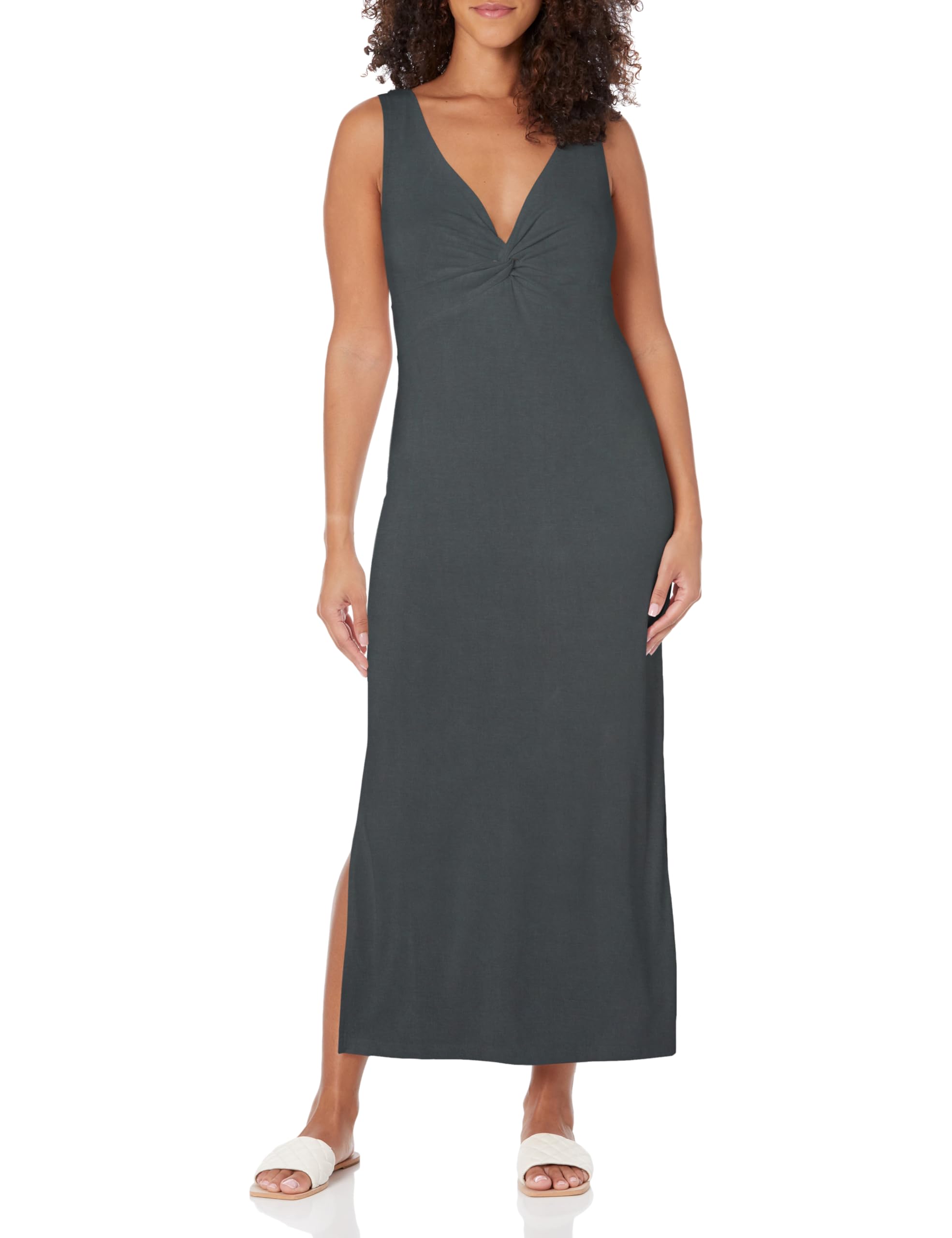 Splendid Women's Arlo Twist Maxi Dress - Flowy Summer Beach Dress for Vacation, Wedding & Boho Chic Outfits