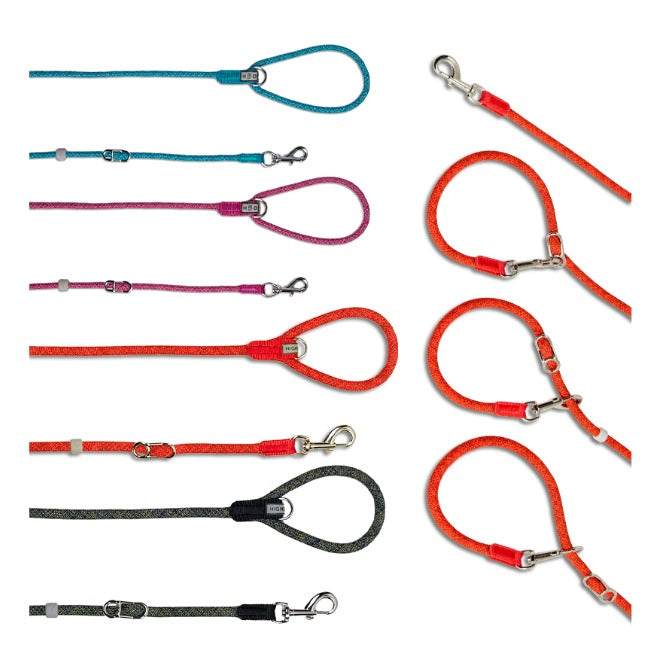 Comfortable Adjustable Dog Collar & Slip Leash Set for Small Medium Large Dogs - Perfect for Walking, Training, and Outdoor Adventures