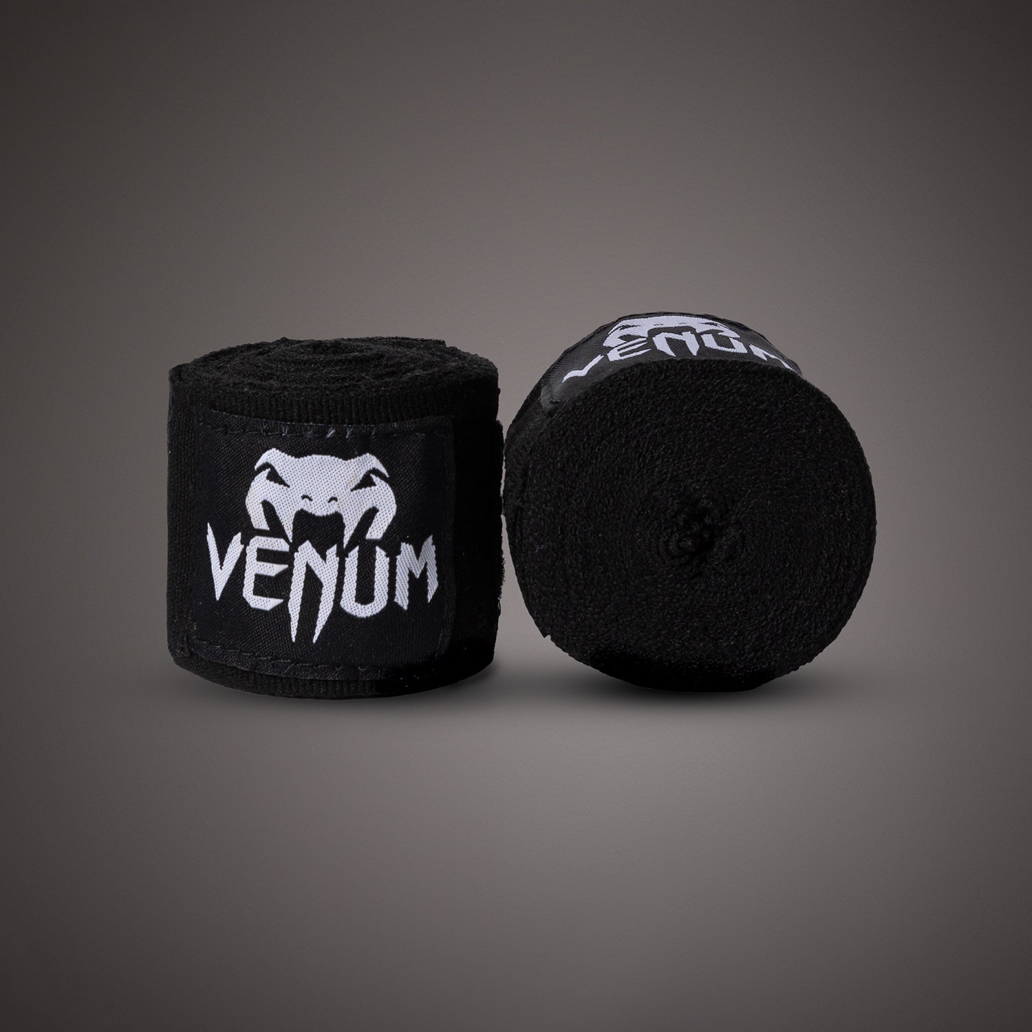 Venum Kontact Boxing Hand Wraps 2.5m (98 in) - Premium Hand Protection for Boxing, MMA & Training - Black - Ideal for Sparring, Bag Work & Fitness Training