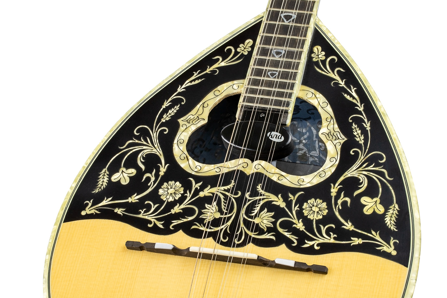 KNA BZ 1A Pickup for Bouzouki - Professional Acoustic Guitar Pickup System for Greek Traditional Instruments - Perfect for Live Performances and Studio Recording