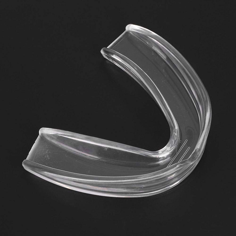 Kids & Adults Transparent Sports Mouth Guard - Teeth Protector for Boxing, Basketball, Soccer - Comfortable Fit for Youth & Adult Athletes (Size S) | Perfect for Contact Sports & Nighttime Teeth Grinding Protection