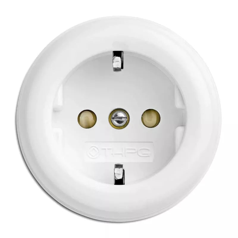 Eluttag Duroplast Surface-Mounted Electrical Outlet - Durable & Safe for Home, Office & Industrial Use