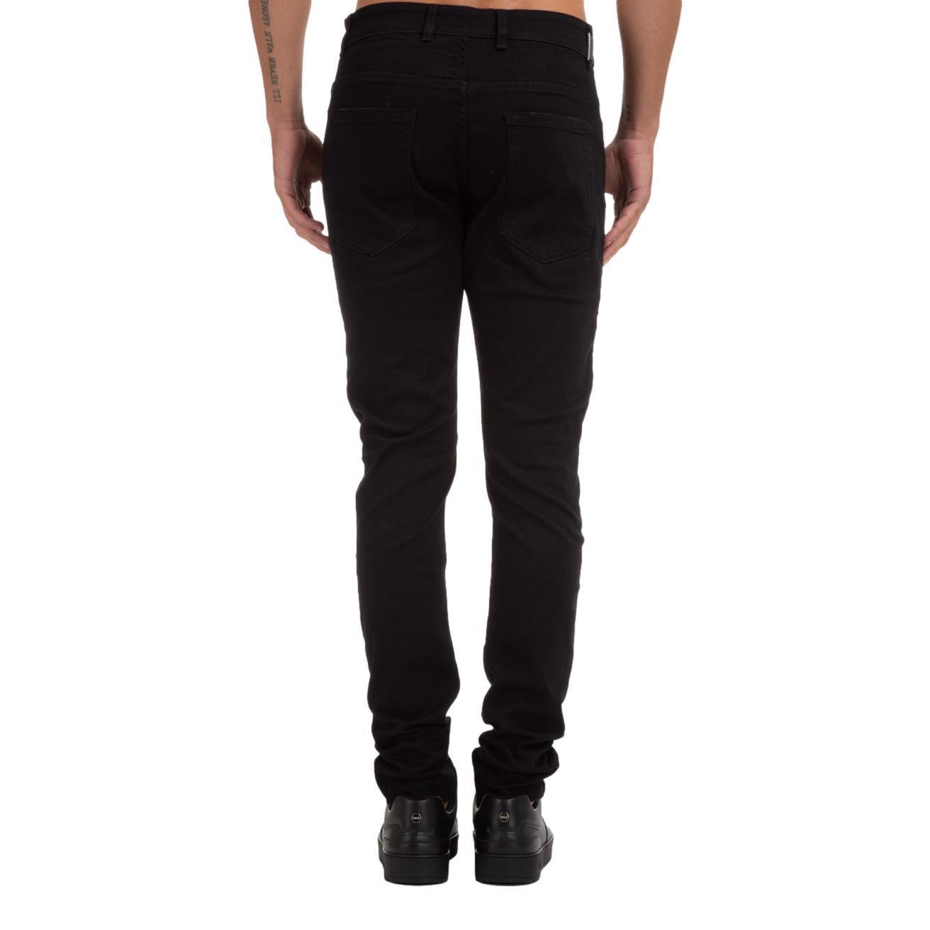 REPRESENT Destroyer Black Jeans for Men - High-Quality Slim Fit Denim Pants | Perfect for Casual Wear, Street Style & Night Out