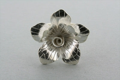 Elegant Camelia Flower Ring in Pure 925 Sterling Silver - Perfect for Weddings, Anniversaries & Romantic Gifts