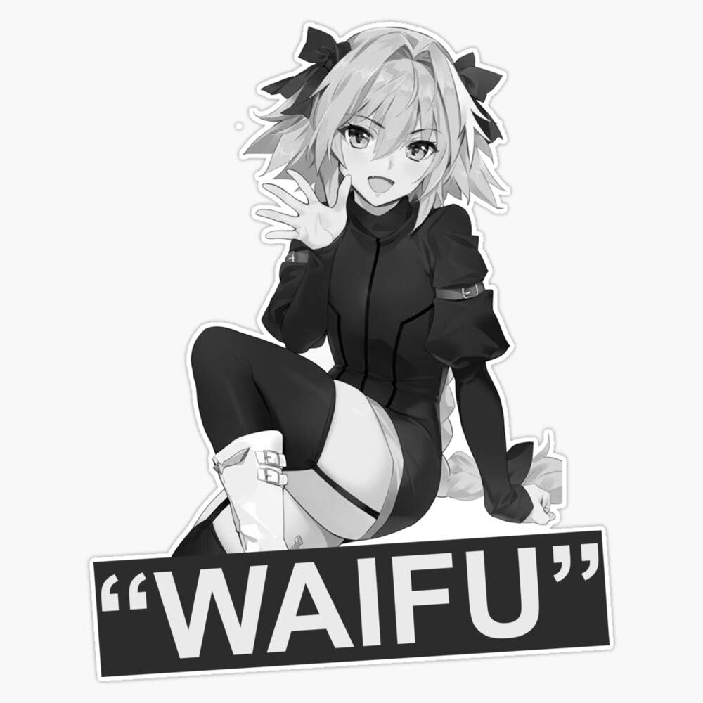 Fate Astolfo Waifu Vinyl Stickers - Waterproof Decals for Cars, Laptops & Bumpers - 5 Inch Anime Stickers - Perfect for Otaku Fans, Gaming Setups & Kawaii Decor