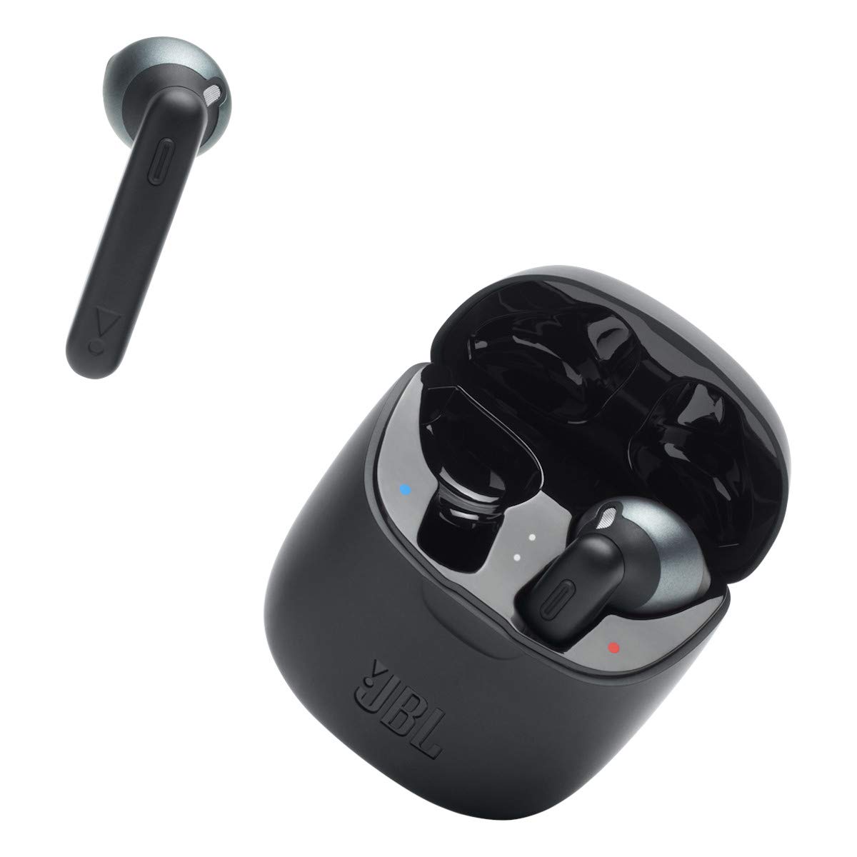 JBL Tune 225TWS True Wireless Earbuds - Bluetooth Headphones with Pure Bass Sound, 25H Battery Life, Dual Connect & Voice Assistant (Black) | Perfect for Gym, Commuting & Travel