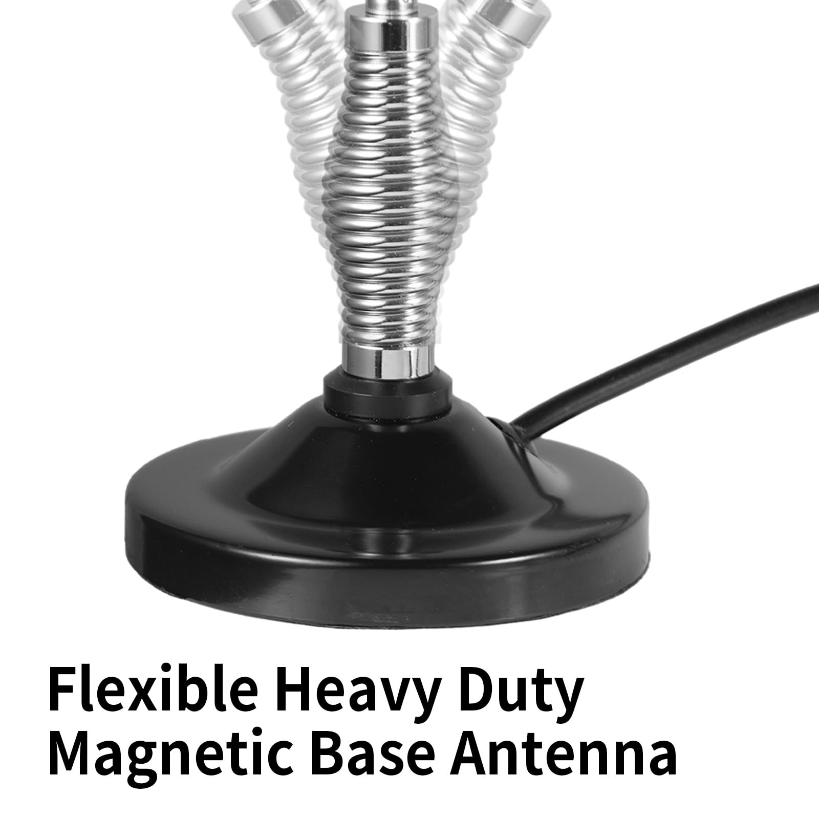 27MHz Heavy Duty Magnetic Mount CB Radio Base Station Antenna Kit - Compatible with Cobra, Midland, Uniden, Maxon, President & Anytone Car/Truck CB Radios - Strong Signal for Long Range Communication - Perfect for Off-Roading, Trucking & Emergency Preparedness