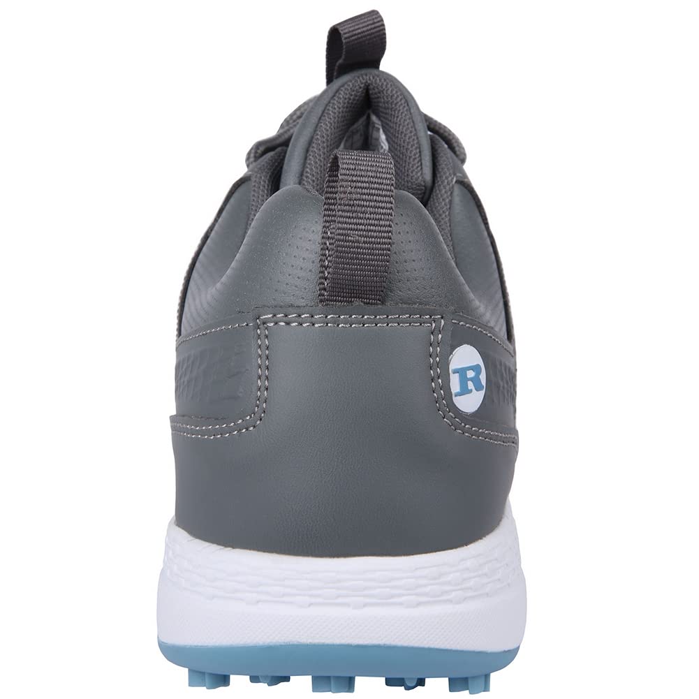 Ram Golf Accubar Ladies Grey/Blue Golf Shoes Size 8 - Perfect for Women's Golfing and Outdoor Sports