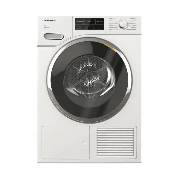 Miele 8kg Heat Pump Tumble Dryer - Energy Efficient, Quiet & Gentle on Clothes - Perfect for Large Families & Small Laundry Rooms (White, TWD660WP)
