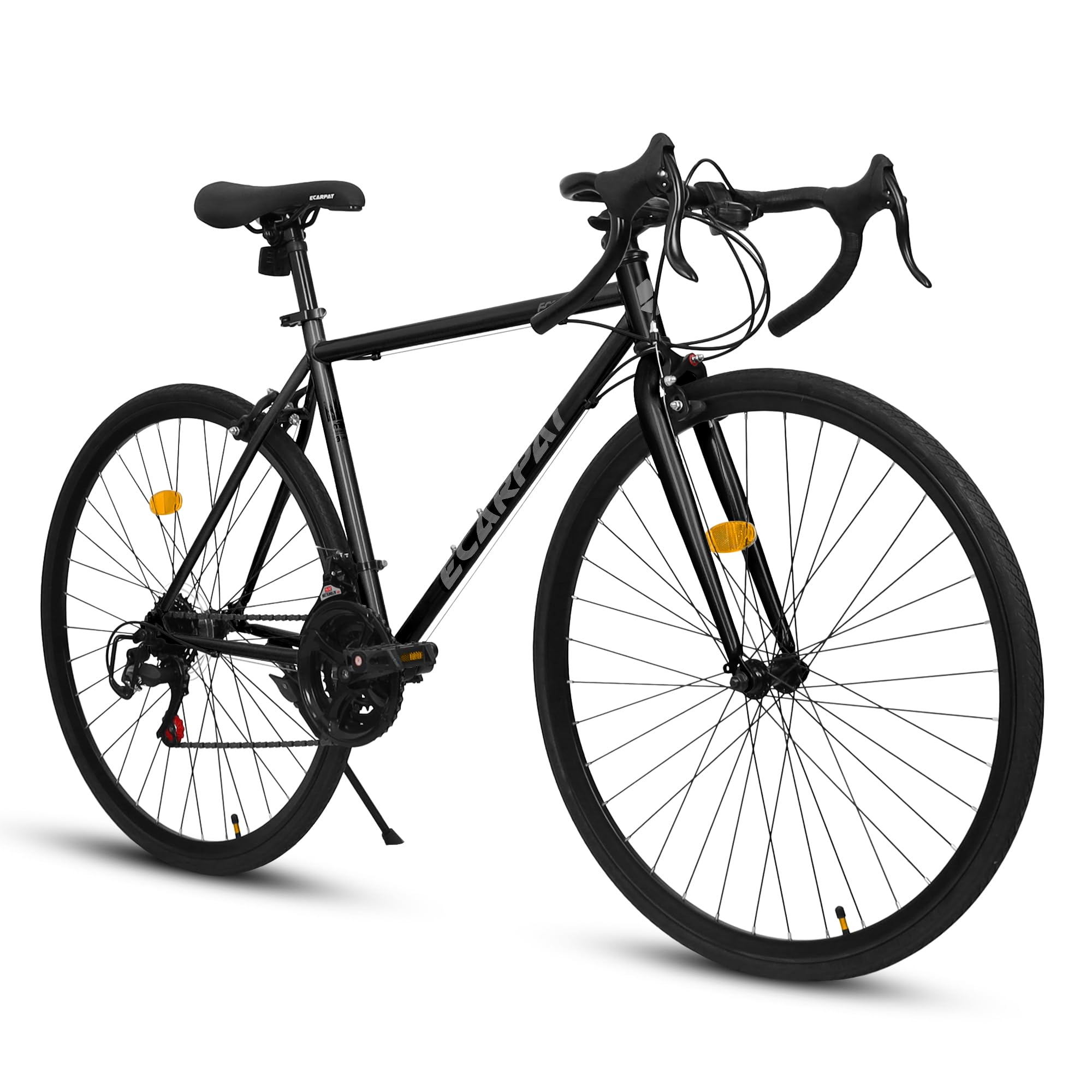 **700C Hybrid Road Bike for Men & Women - 16/21/24 Speed Aluminum/Steel Frame Commuter Bike - Perfect for City Riding, School & Work - Great Christmas & New Year Gift**