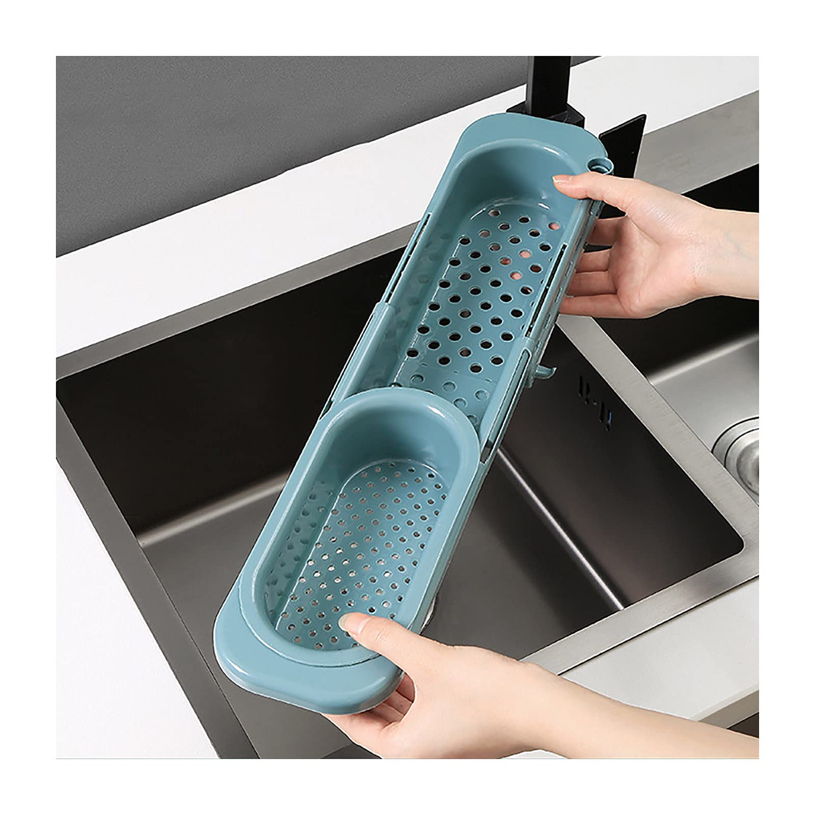 Expandable Sink Dish Drying Rack - Space Saving Kitchen Drainer for Dishes