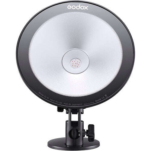 Godox CL10 LED Video Light - 10W Dimmable Continuous Lighting for Webcasting, YouTube, TikTok & Live Streaming - Perfect for Home Studio, Vlogging & Content Creation
