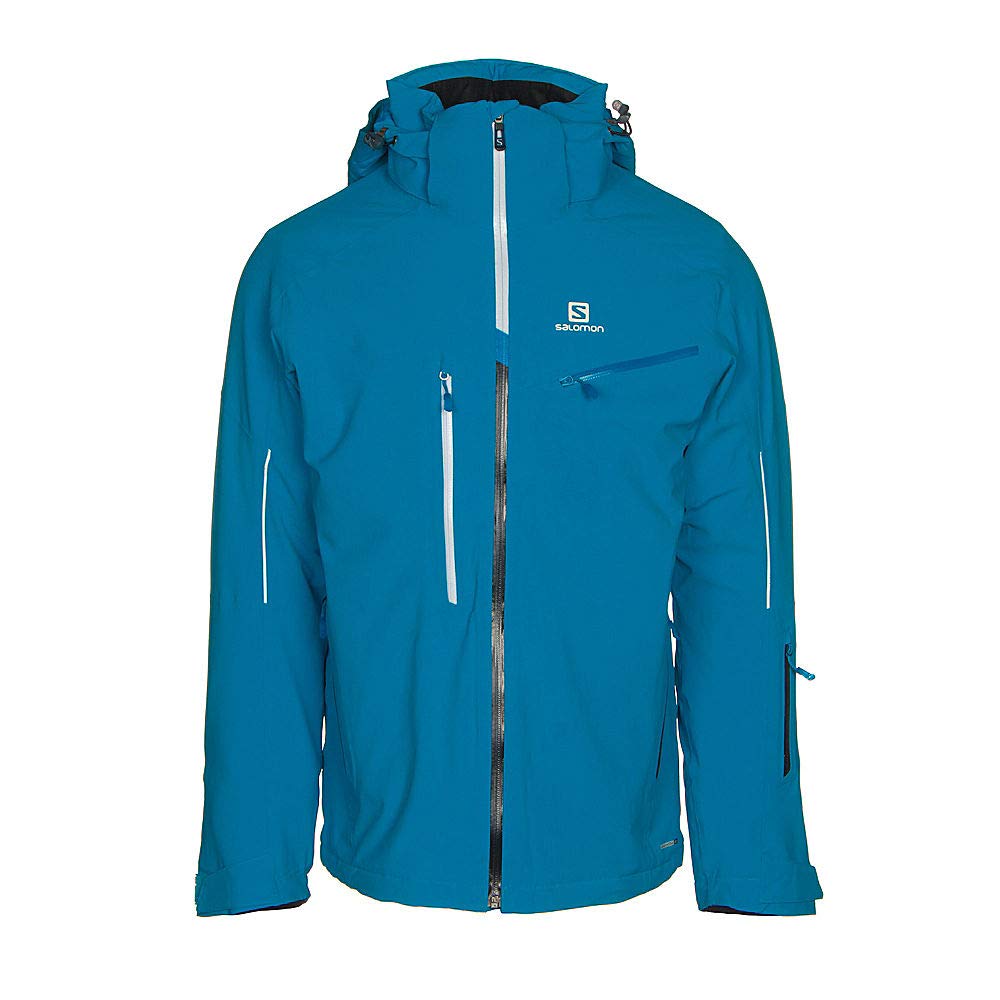 Salomon ICESPEED Men's Winter Jacket - Waterproof Windproof Ski Jacket for Snowboarding & Outdoor Activities