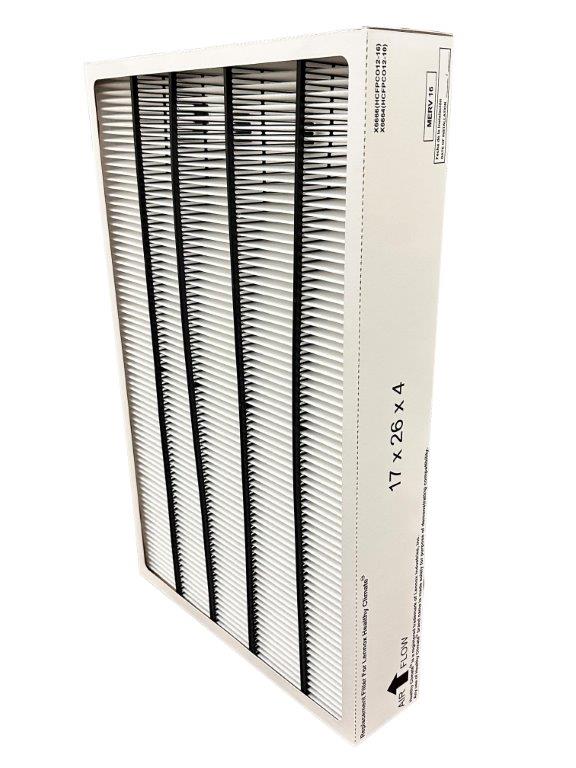 Lennox X6666 17x26x4 (16 5/8x26x4) MERV 16 Replacement Furnace Filter - Compatible with Atomic & OEM - Perfect for Home HVAC Systems & Air Purification
