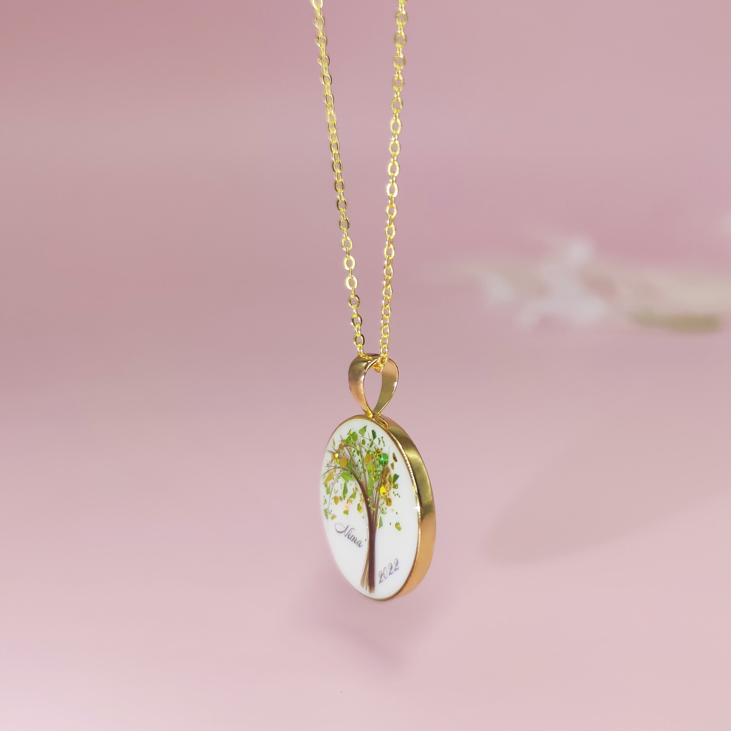 LifeTree Keepsake Necklace for Breastmilk & Baby Hair - Personalized Memorial Jewelry for Moms, Newborn Gifts, Baby Loss Remembrance - Perfect for Mother's Day, Baptism & Cherished Memories