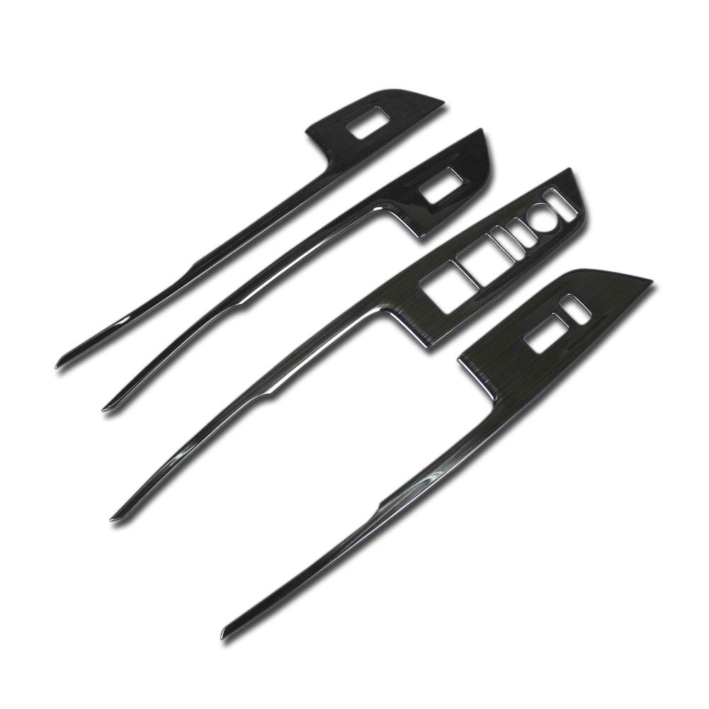 Beautost Black Interior Window Switch Console Panel Trim Compatible with Acura RDX 2019 2022 - Premium Car Accessories for Enhanced Driving Comfort & Style