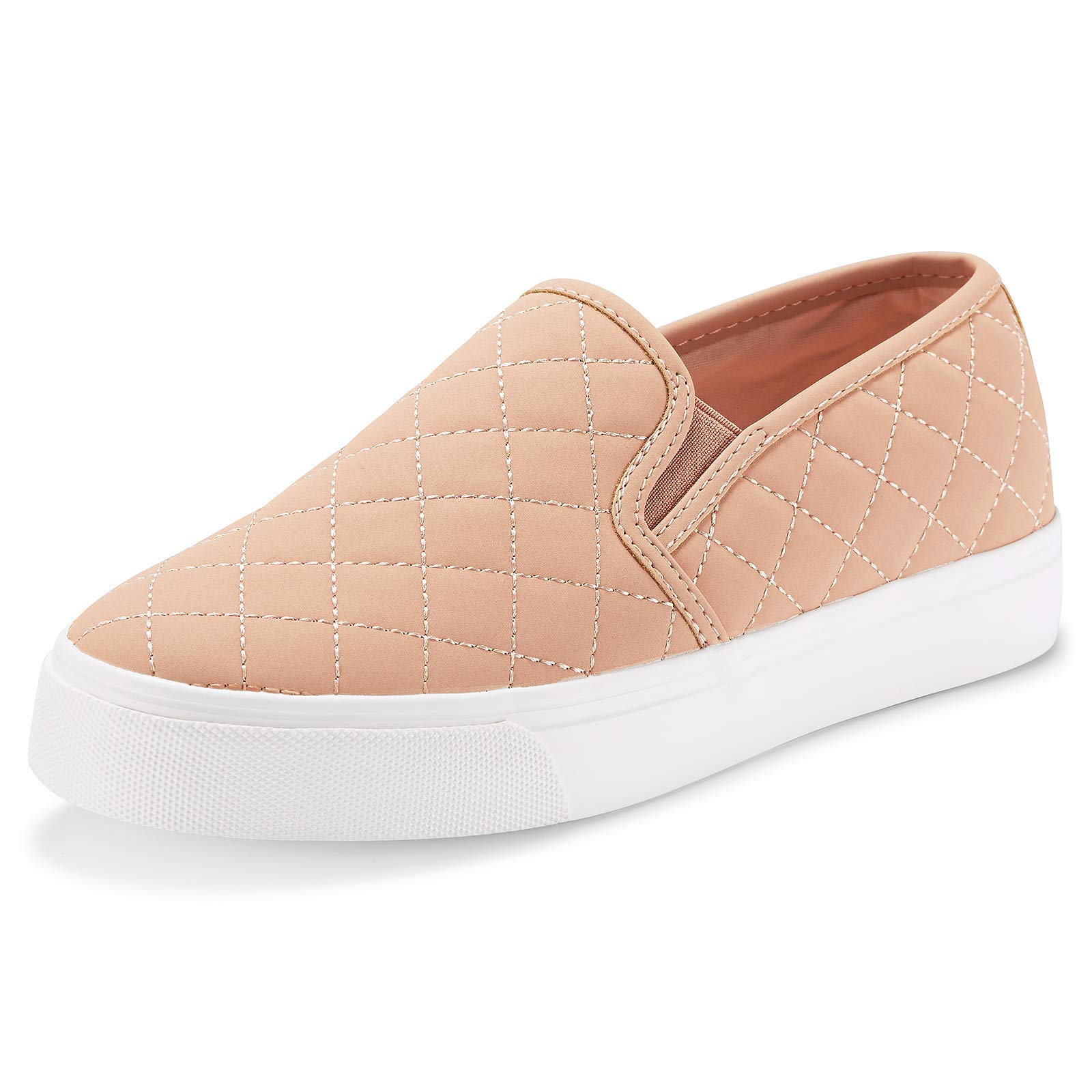 JENN ARDOR Women's Slip-On Sneakers - Comfortable Casual Walking Shoes for Women | Fashion Flats for Everyday Wear, Travel & Work
