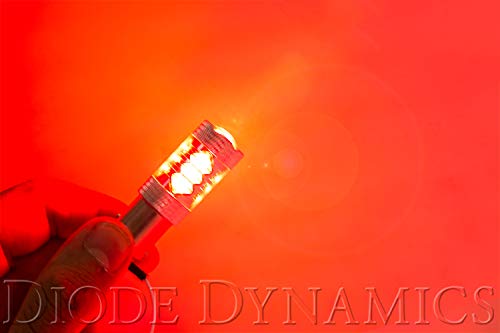 Diode Dynamics 1157 XP80 LED Turn Signal Bulbs - Super Bright Red (Pair) | Perfect for Car, Truck, Motorcycle & RV Lighting Upgrades