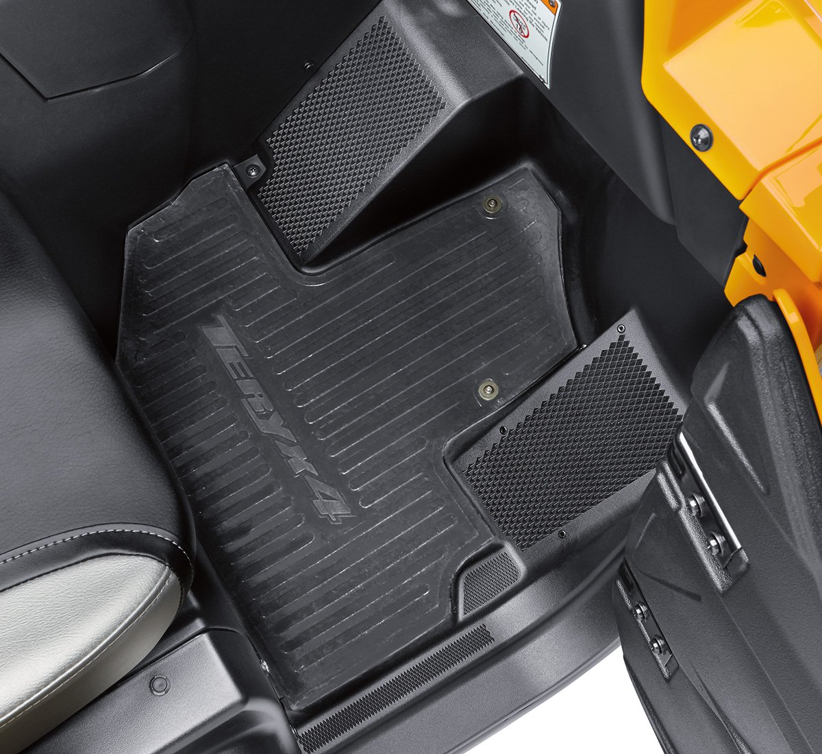 Kawasaki TX750-064 All-Weather Front Floor Mats - Heavy Duty Rubber Car Mats for Trucks & SUVs - Perfect for Off-Road, Work & Daily Driving