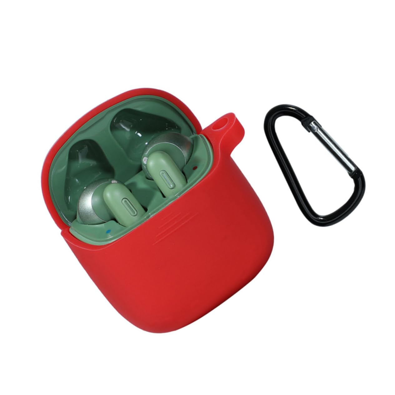 Gadpiparty Silicone Earphone Case - 1pc Novelty Style Headphone Cover with Shockproof Protection (Red) - Perfect for Travel, Gym, and Daily Use