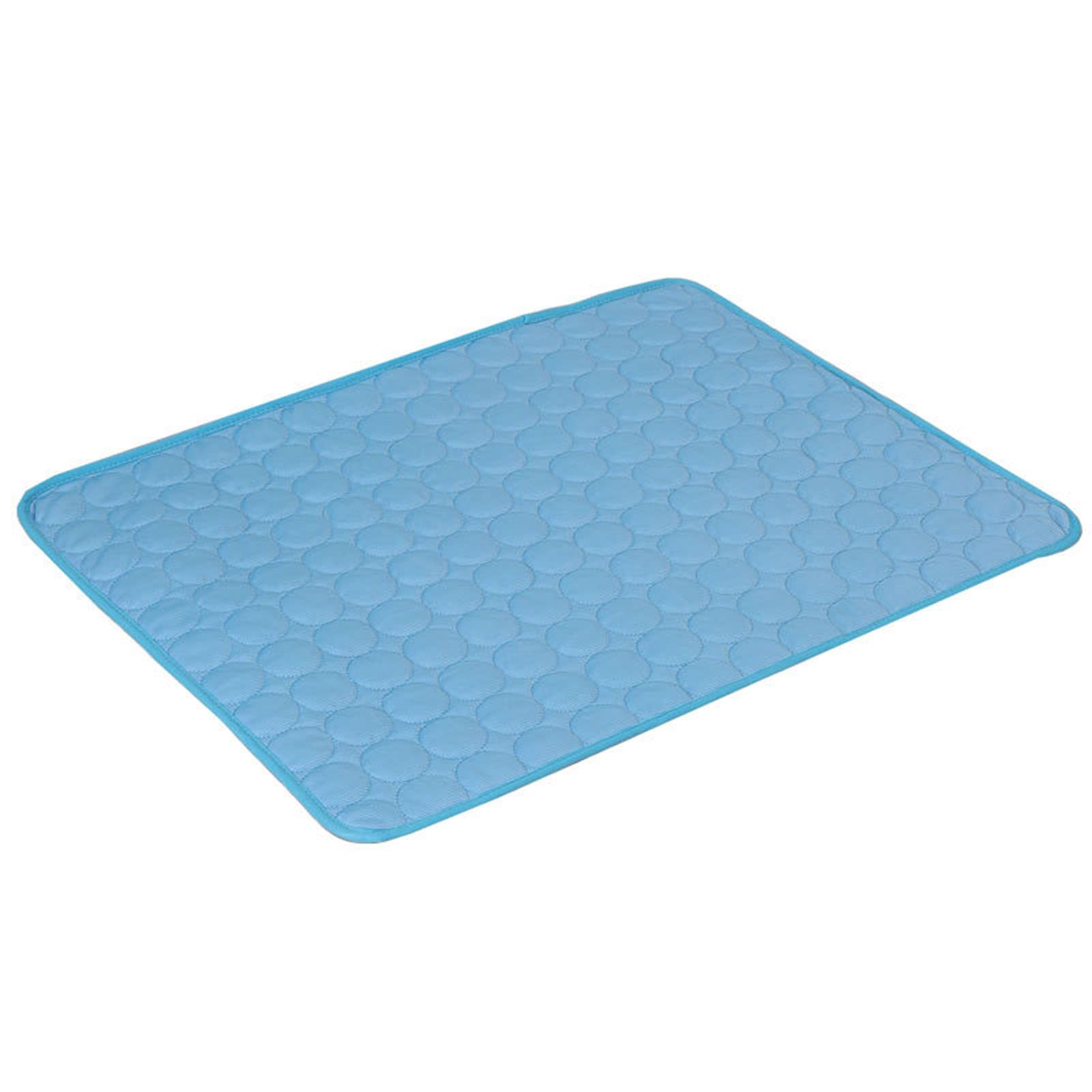 ANIUXIAOGE Cooling Mat for Dogs & Cats - Ice Silk Pet Cooling Pad, Summer Dog Cool Blanket, Washable Dog Crate Mat for Kennel/Sofa/Bed/Floor/Car Seats - Portable Pet Cooling Solution for Hot Weather & Travel