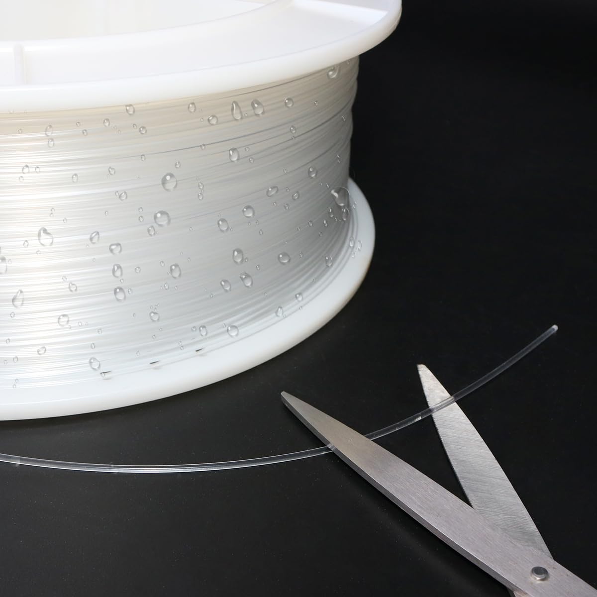 AZIMOM PMMA 0.08in(2mm) 1148ft(350Meter) End Glow Fiber Optic Cable Roll - Premium Plastic Optical Fiber for Star Ceiling Kits, DIY Starlight Decor, Twinkle Sky Headliner - Perfect for Bedroom, Theater, and Home Decoration Projects