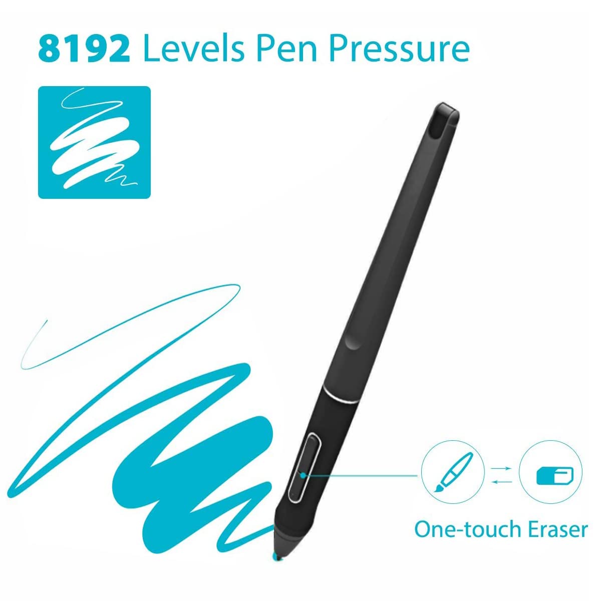 Yoidesu PW507 Stylus Pen for Touch Screens - High Sensitivity Digital Pen Compatible with iPad Pro 12.9/11, Samsung Tablets - Perfect for Drawing, Note Taking & Digital Signatures