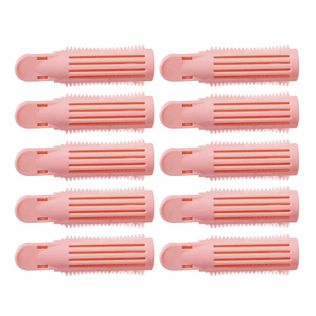 FOMIYES 10pcs Hair Root Clips & Rollers Set - Volumizing Bangs & Roots Hair Styling Tools with ABS Natural Hairbrush for Wavy Hairstyles - Perfect for Salon, Home Use & Travel Styling