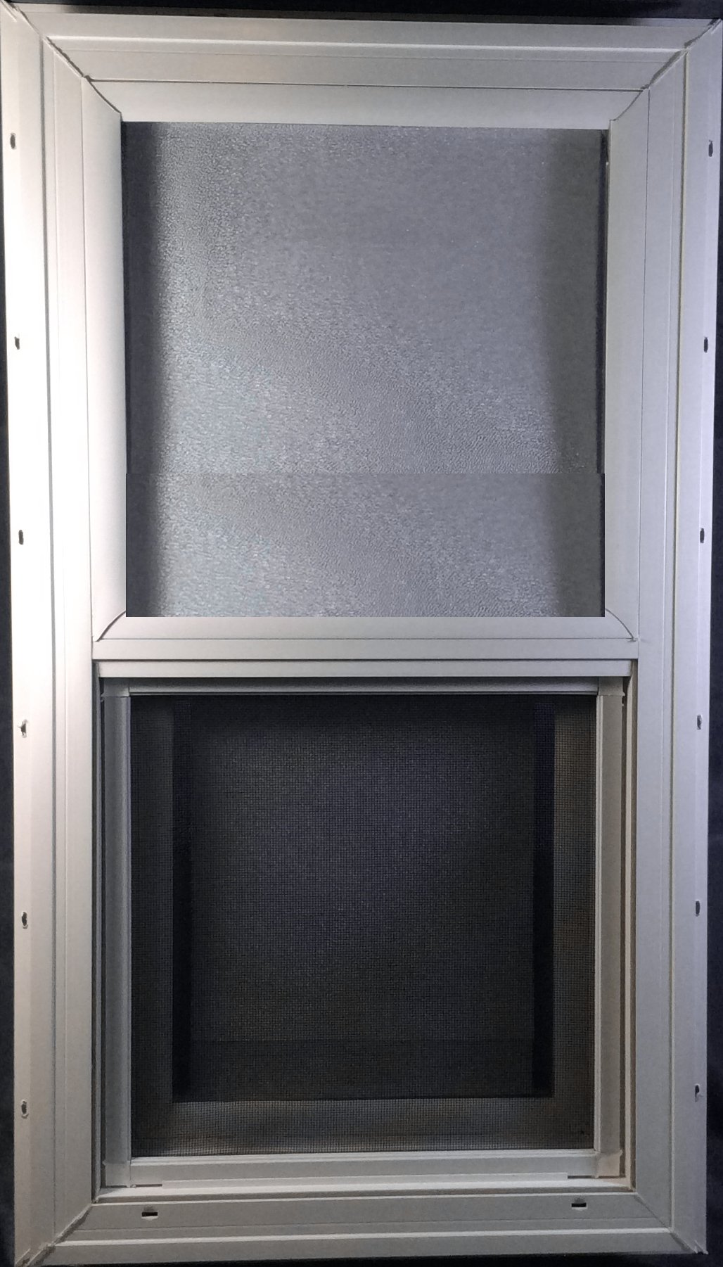 14x27 Insulated Vinyl Thermopane Mobile Home Window with Tilt Sash & Screen - Clear Glass for Energy Efficiency & Easy Cleaning - Perfect for RV, Trailer & Manufactured Homes