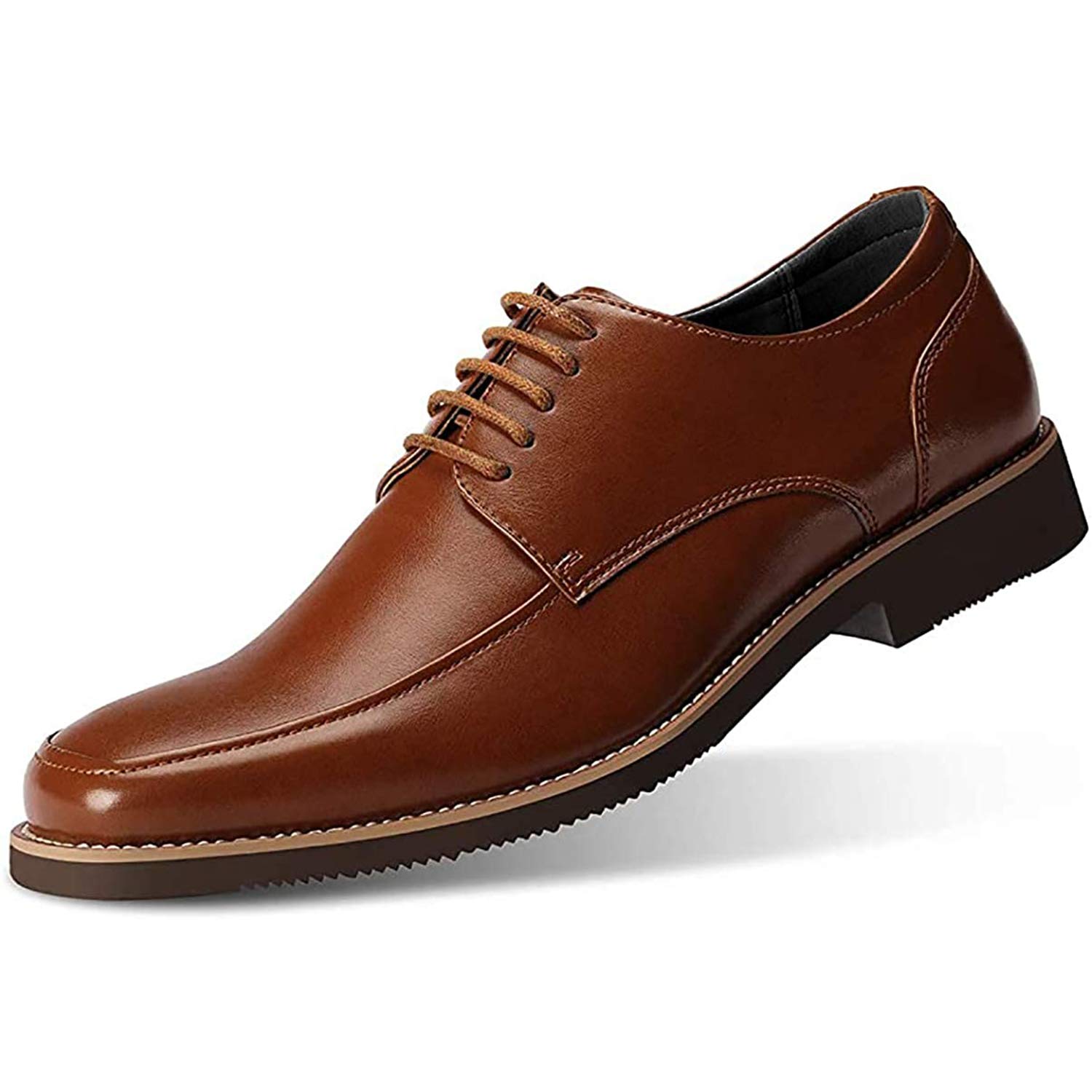 Men's Square Toe Oxford Dress Shoes - Classic Formal Business Shoes for Weddings, Office & Special Occasions