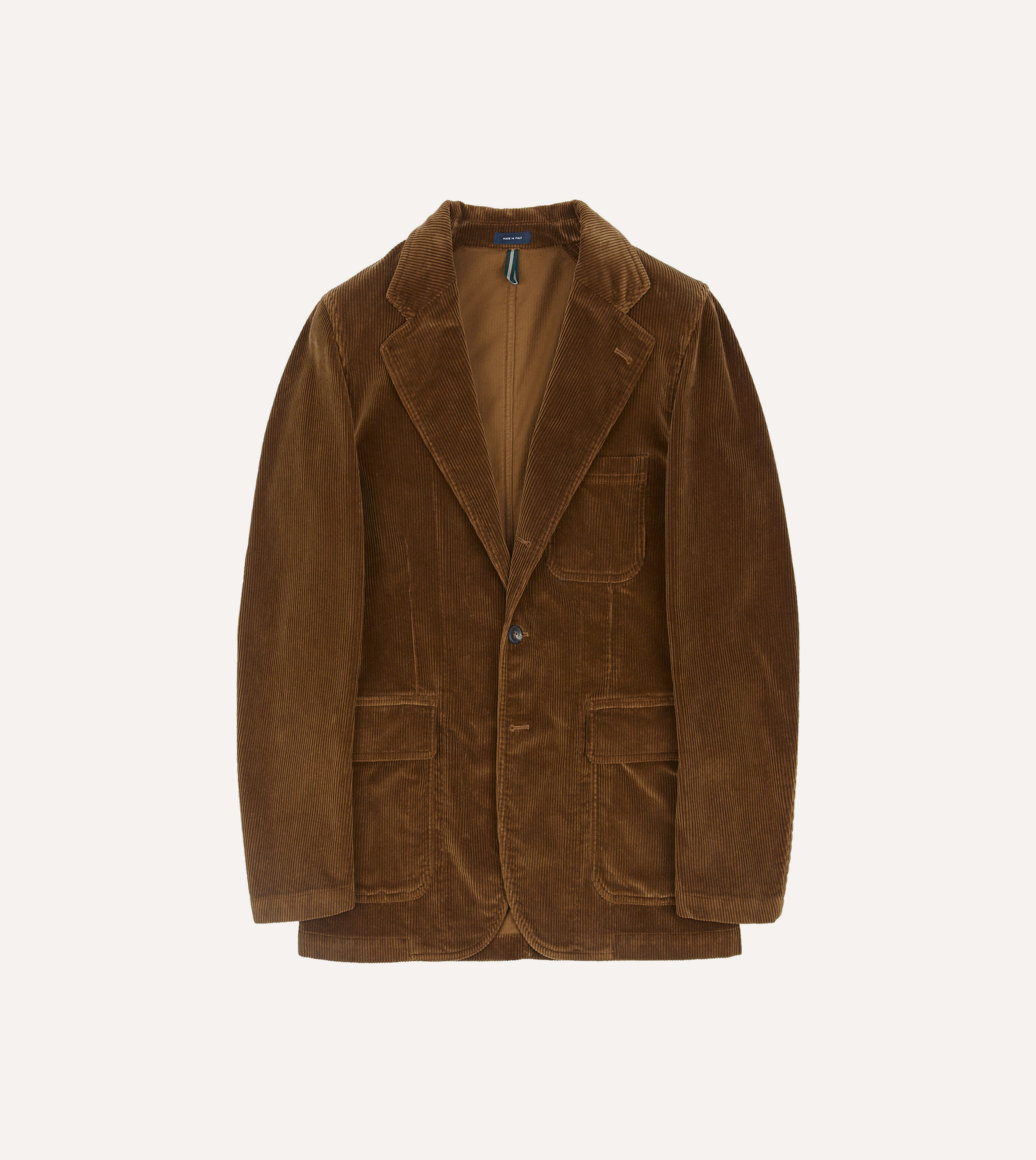Russet Cotton Corduroy Blazer for Men - Classic Vintage Gaming Jacket - Perfect for Cosplay, Conventions & Retro Fashion Outfits