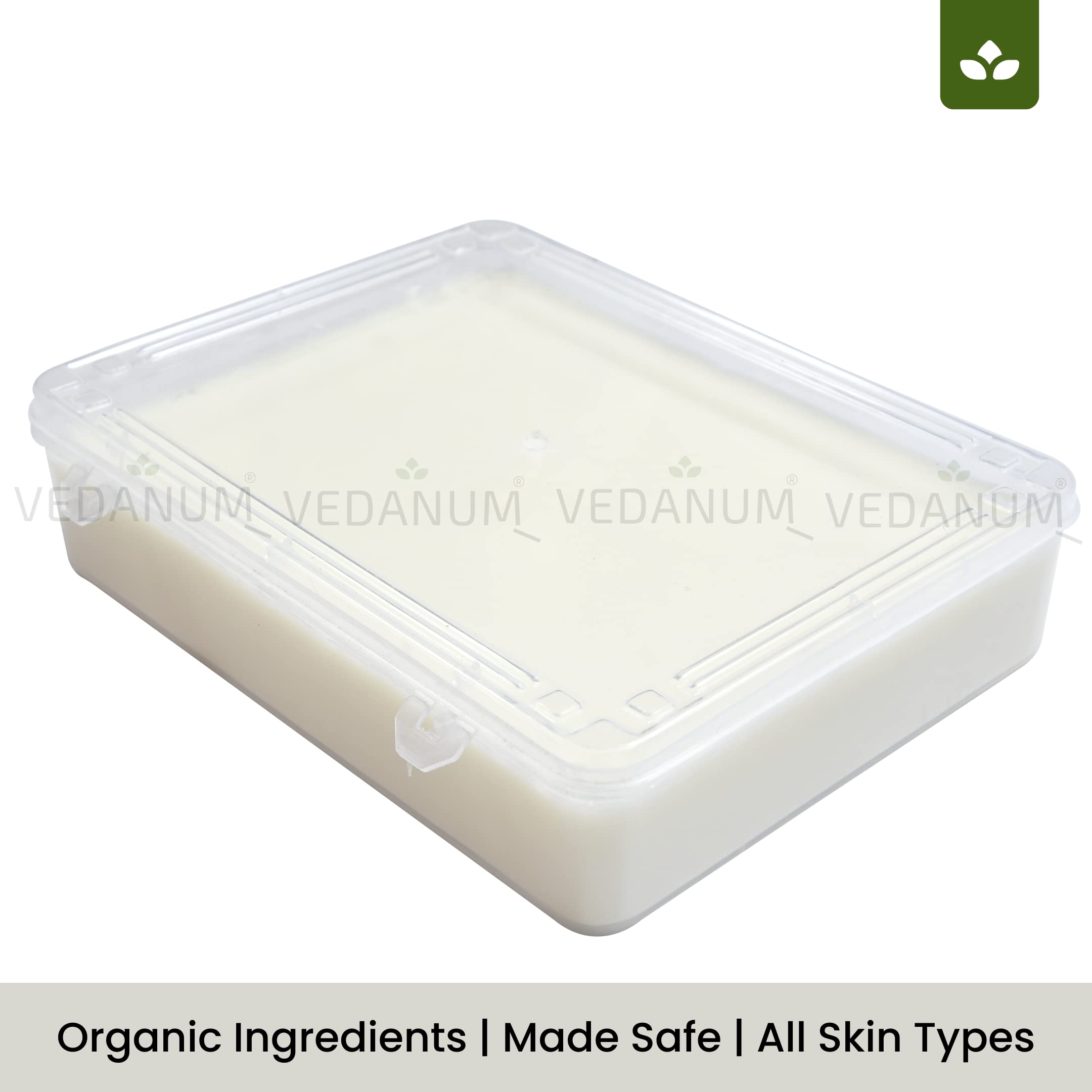 Vedanum Ultra Premium Goat Milk Melt and Pour Soap Base - 500g, SLES & SLS Free, Paraben Free, Organic Vegan Ingredients - Perfect for DIY Soap Making, Handcrafted Gifts & Spa Treatments