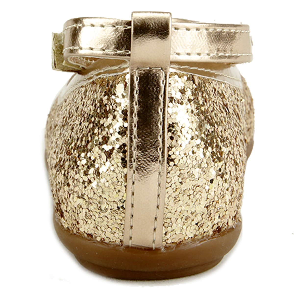 The Doll Maker Glitter Ballet Flats for Women - Sparkly Comfortable Slip-On Shoes for Dance, Party & Everyday Wear