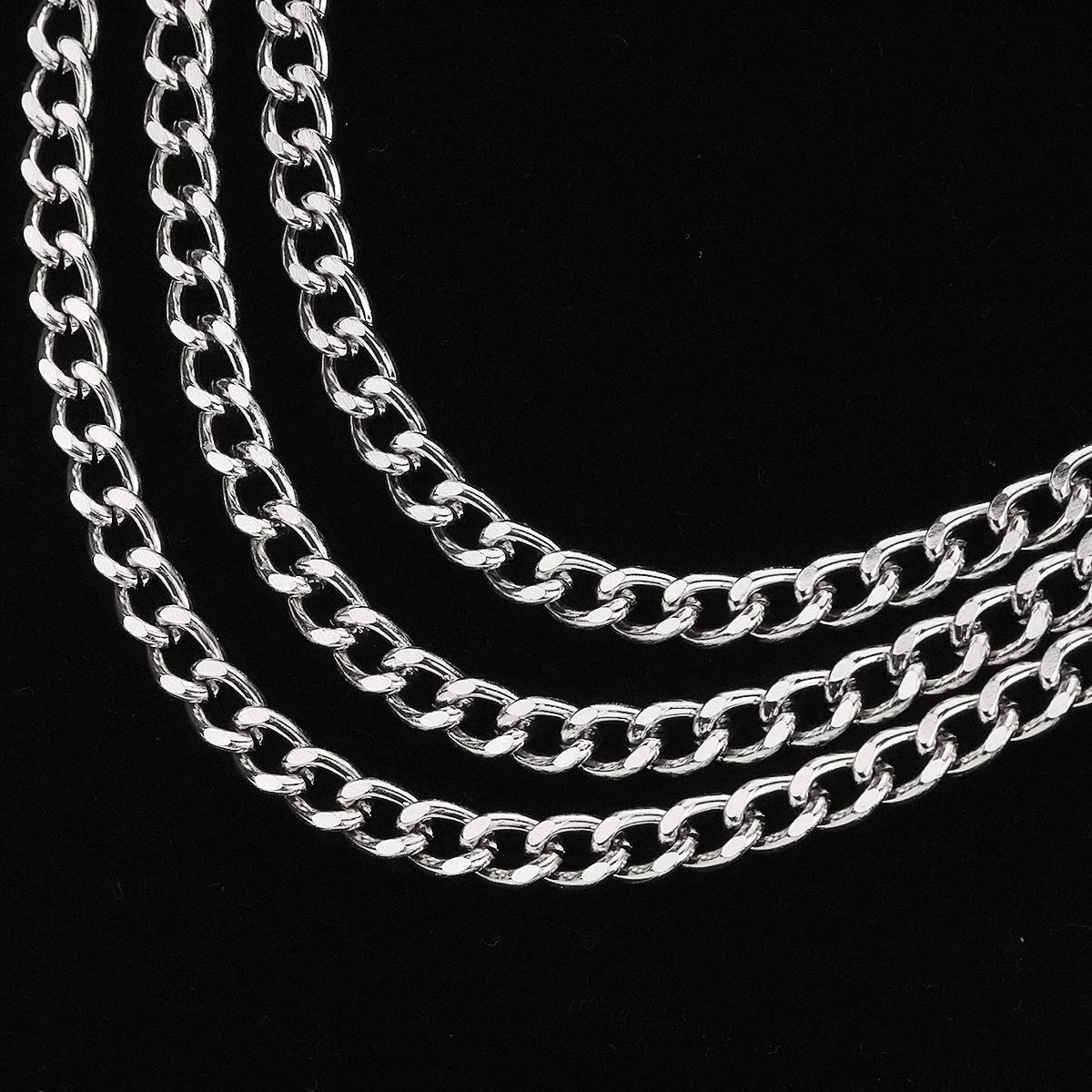 Glamorstar Women's Multilayer Metal Waist Chain Belt - Fashionable Body Jewelry for Dresses, Tops & Evening Wear | Perfect for Parties, Weddings & Special Occasions